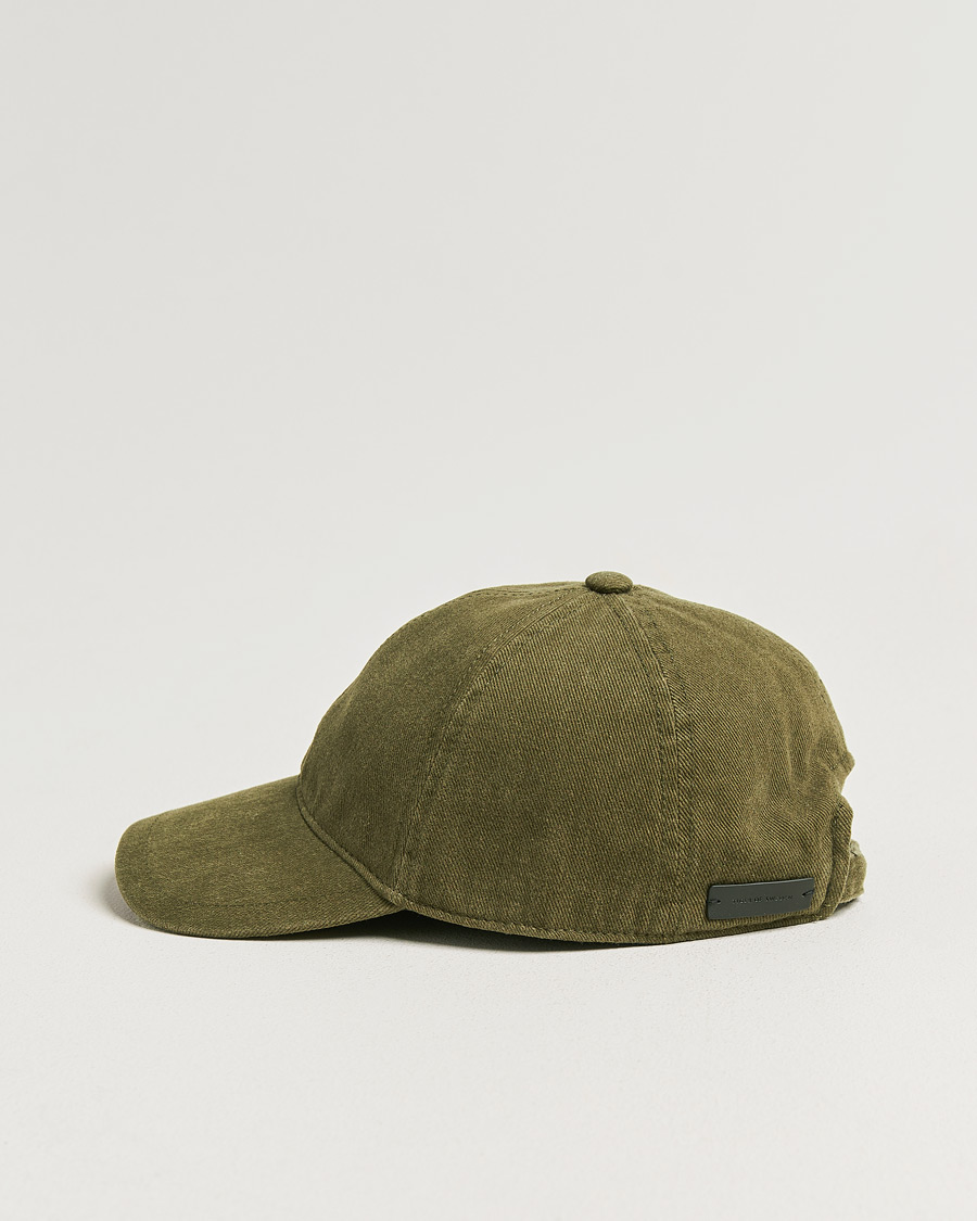 Herre | Hatter og capser | Tiger of Sweden | Hent Washed Cap Kalamata Green