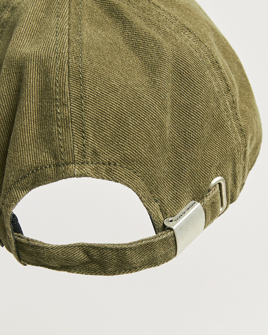 Herre | Hatter og capser | Tiger of Sweden | Hent Washed Cap Kalamata Green