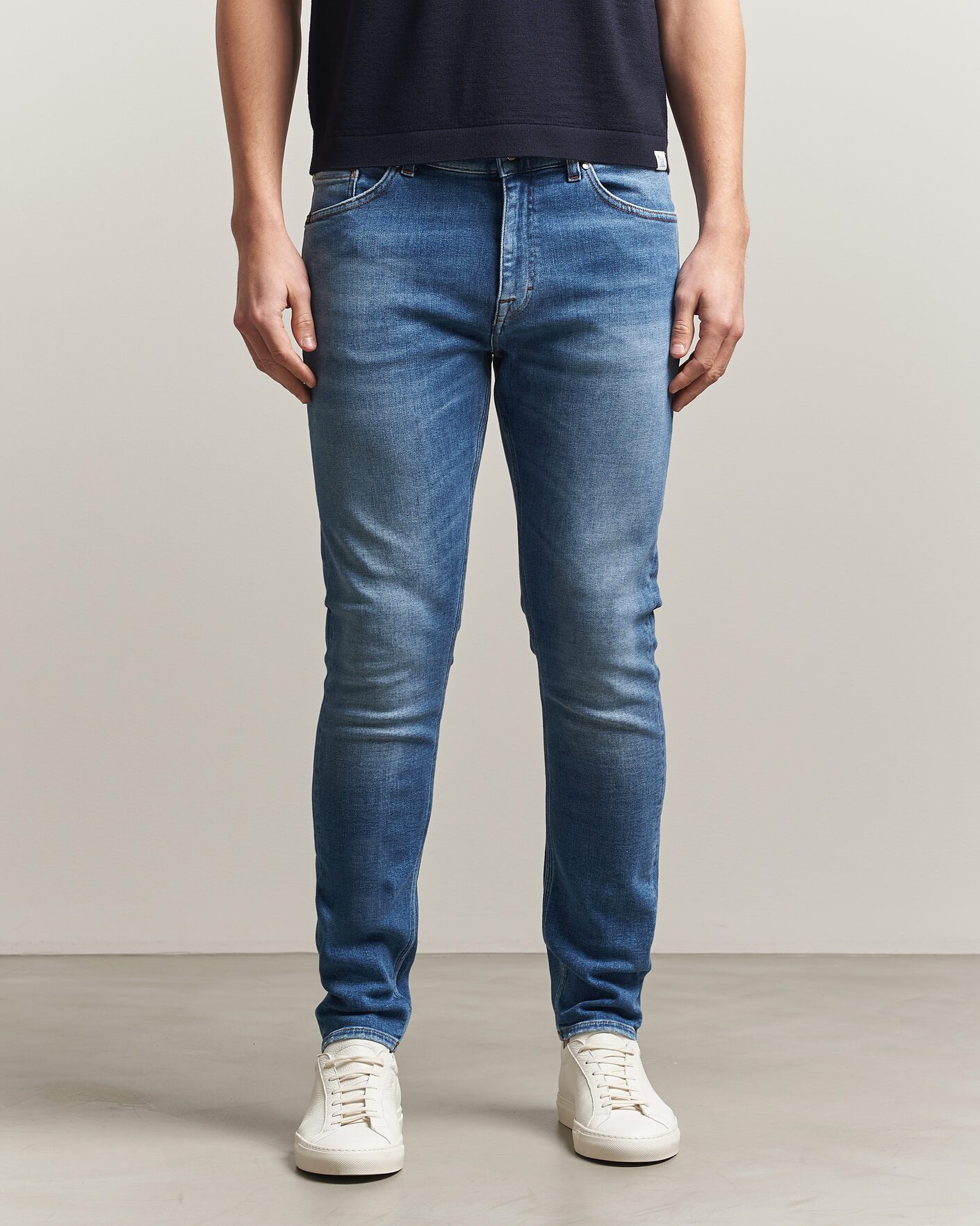 Herre | Bukser | Tiger of Sweden | Evolve Jeans Medium Blue