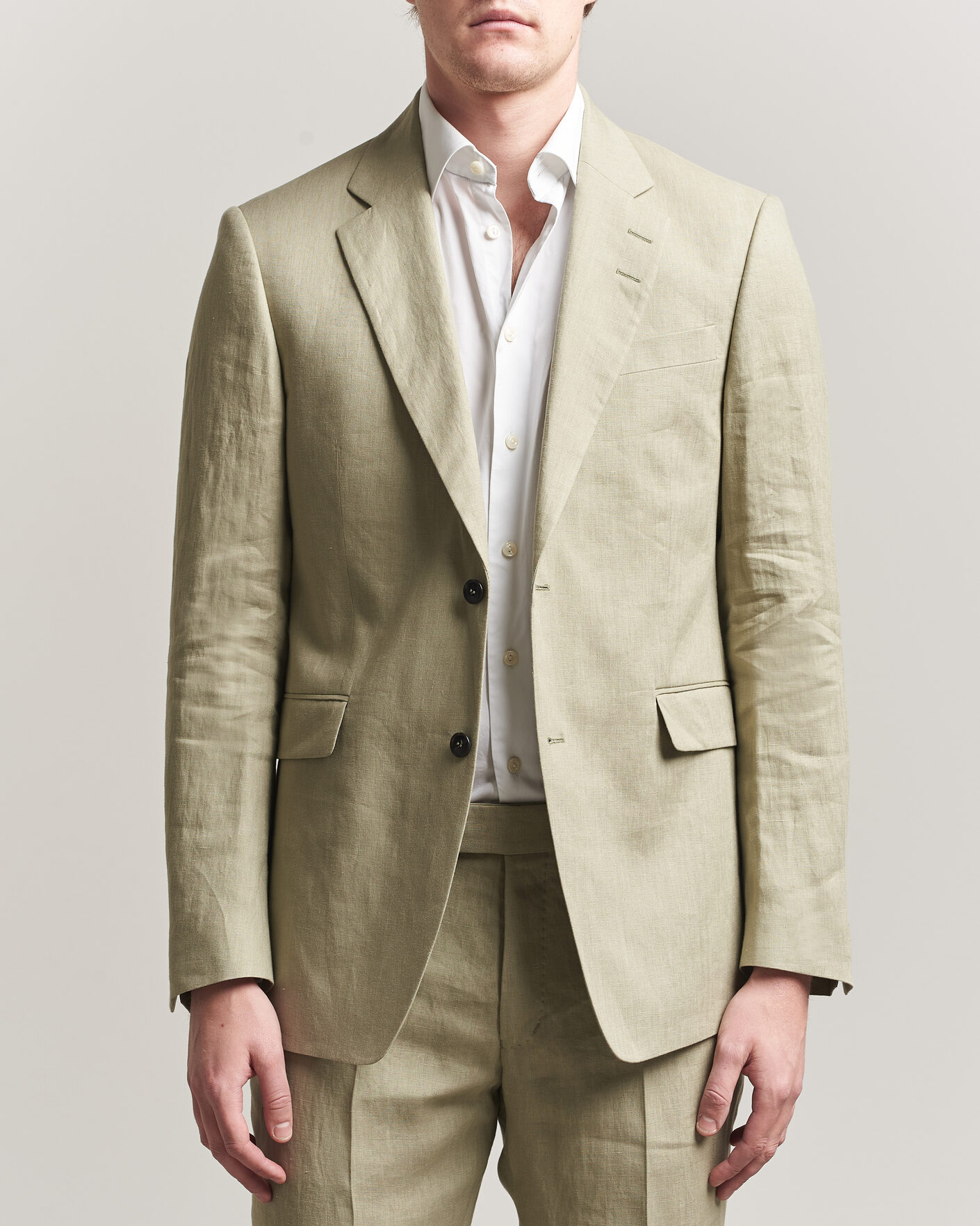 Herre | Dressjakker | Tiger of Sweden | Justin Linen Suit Blazer Mole