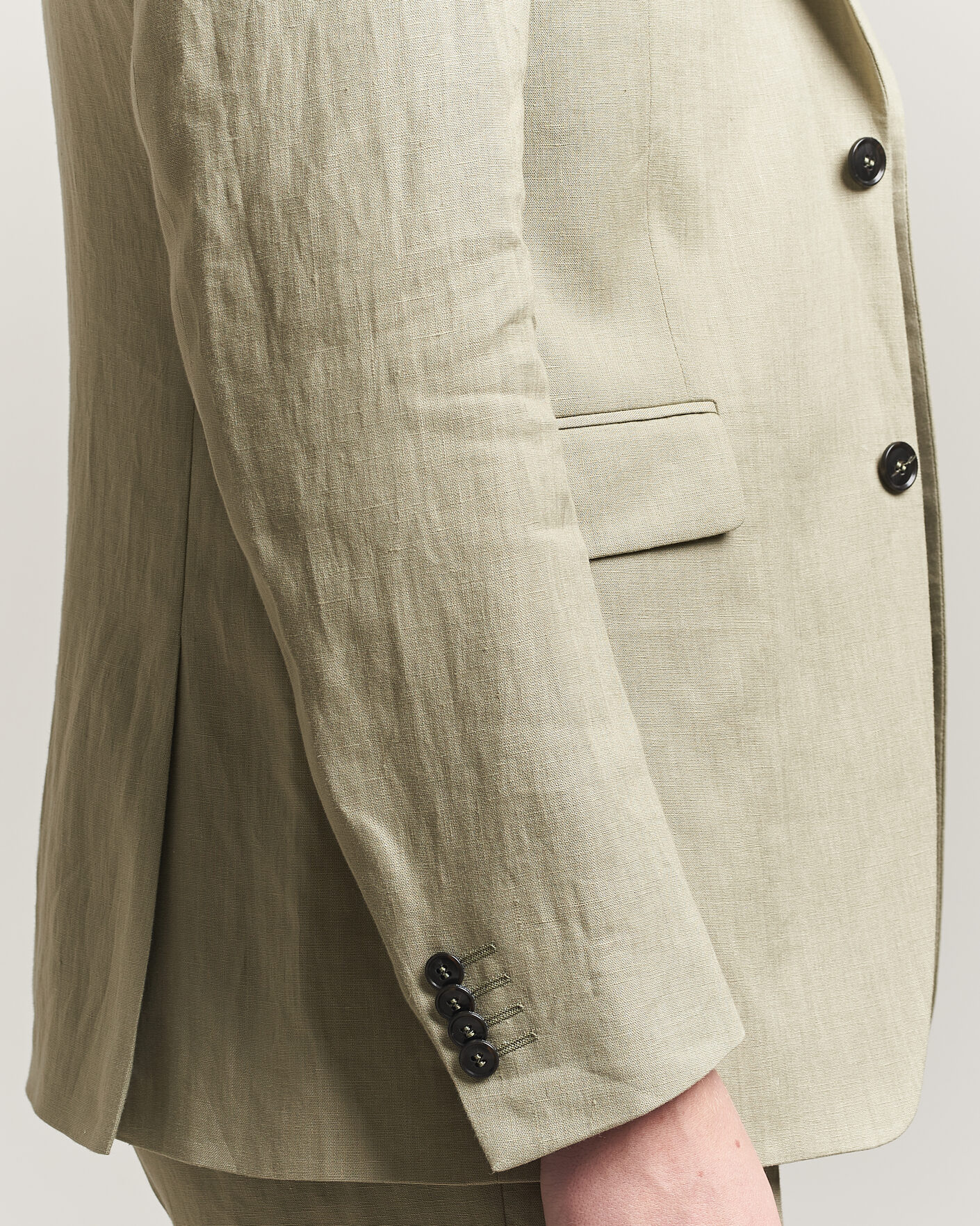 Herre | Dressjakker | Tiger of Sweden | Justin Linen Suit Blazer Mole