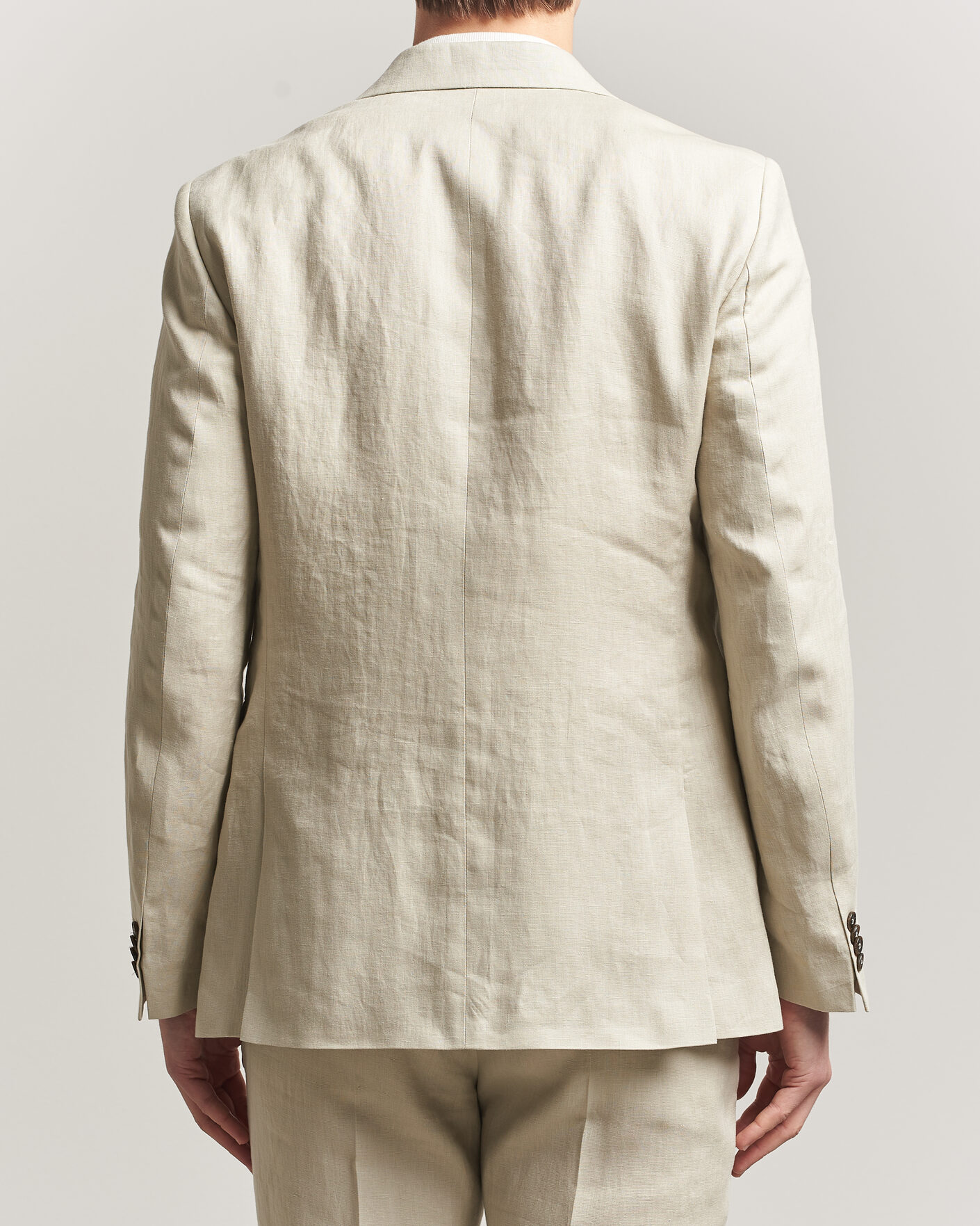 Herre | Dressjakker | Tiger of Sweden | Justin Linen Suit Blazer Cream Sand