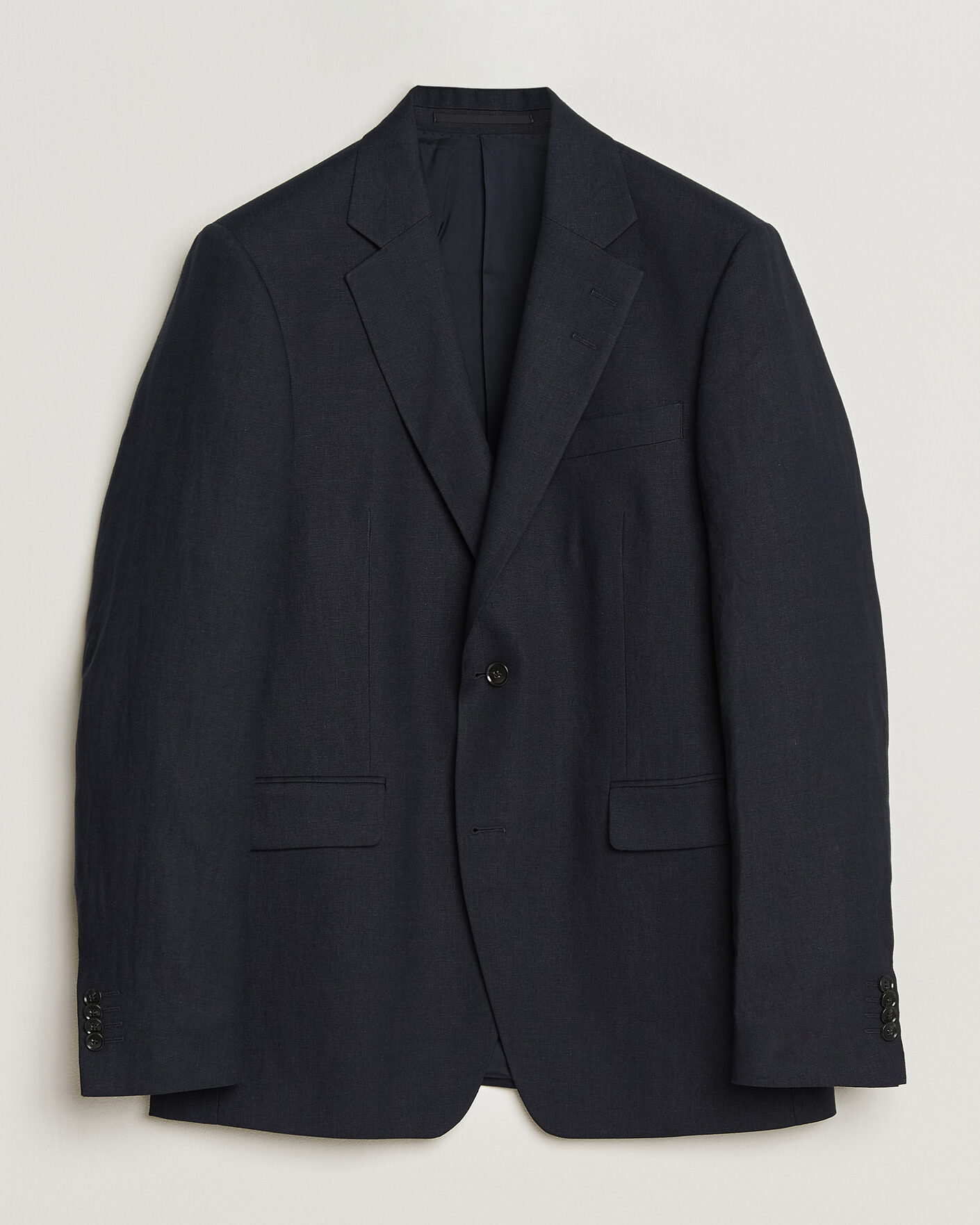 Herre | Dressjakker | Tiger of Sweden | Justin Linen Suit Blazer Midnight Blue