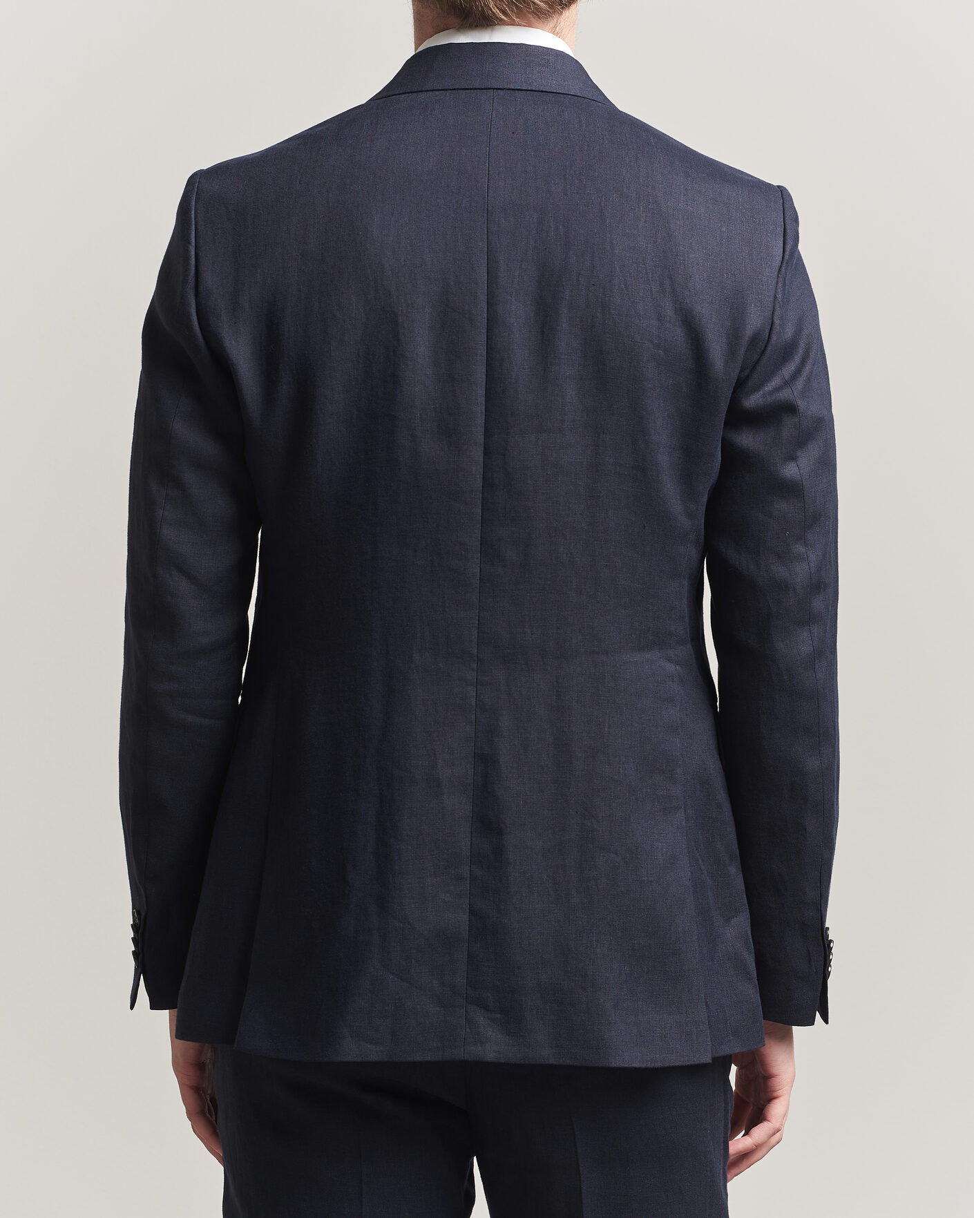 Herre | Dressjakker | Tiger of Sweden | Justin Linen Suit Blazer Midnight Blue
