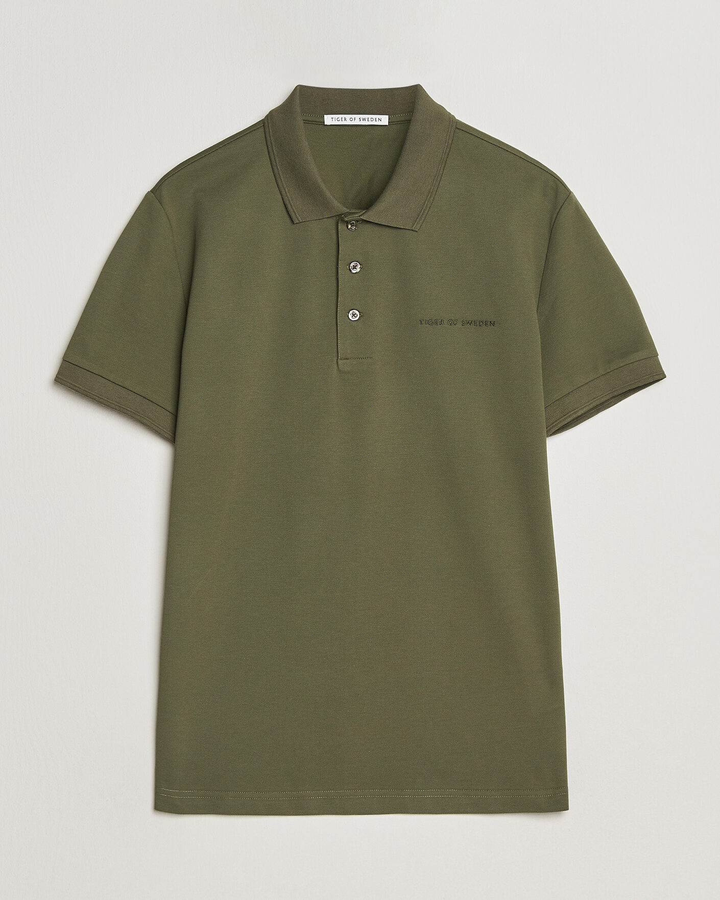 Herre | Pikéer | Tiger of Sweden | Darios Polo Kalamata Green
