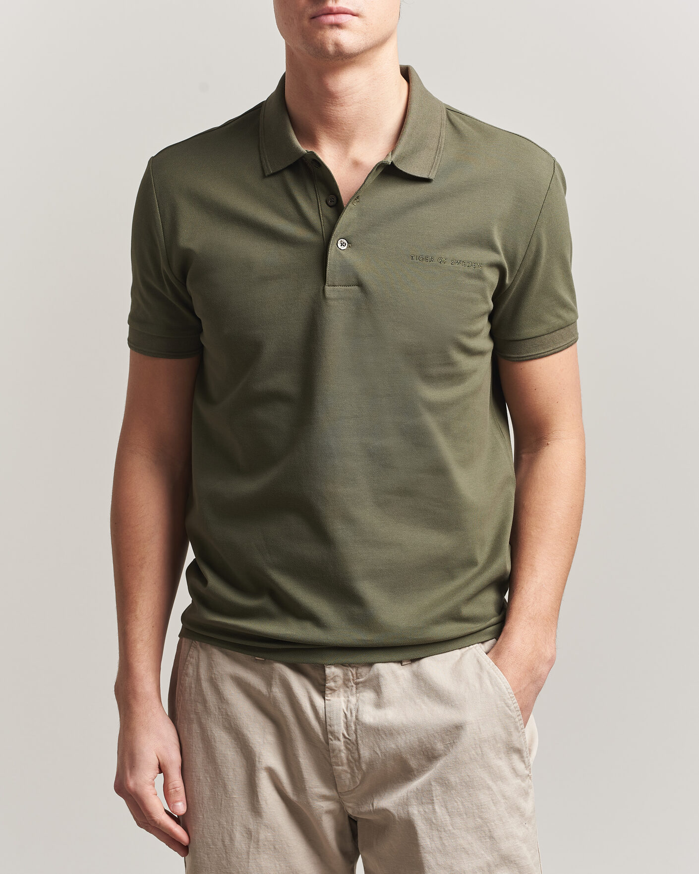 Herre | Pikéer | Tiger of Sweden | Darios Polo Kalamata Green