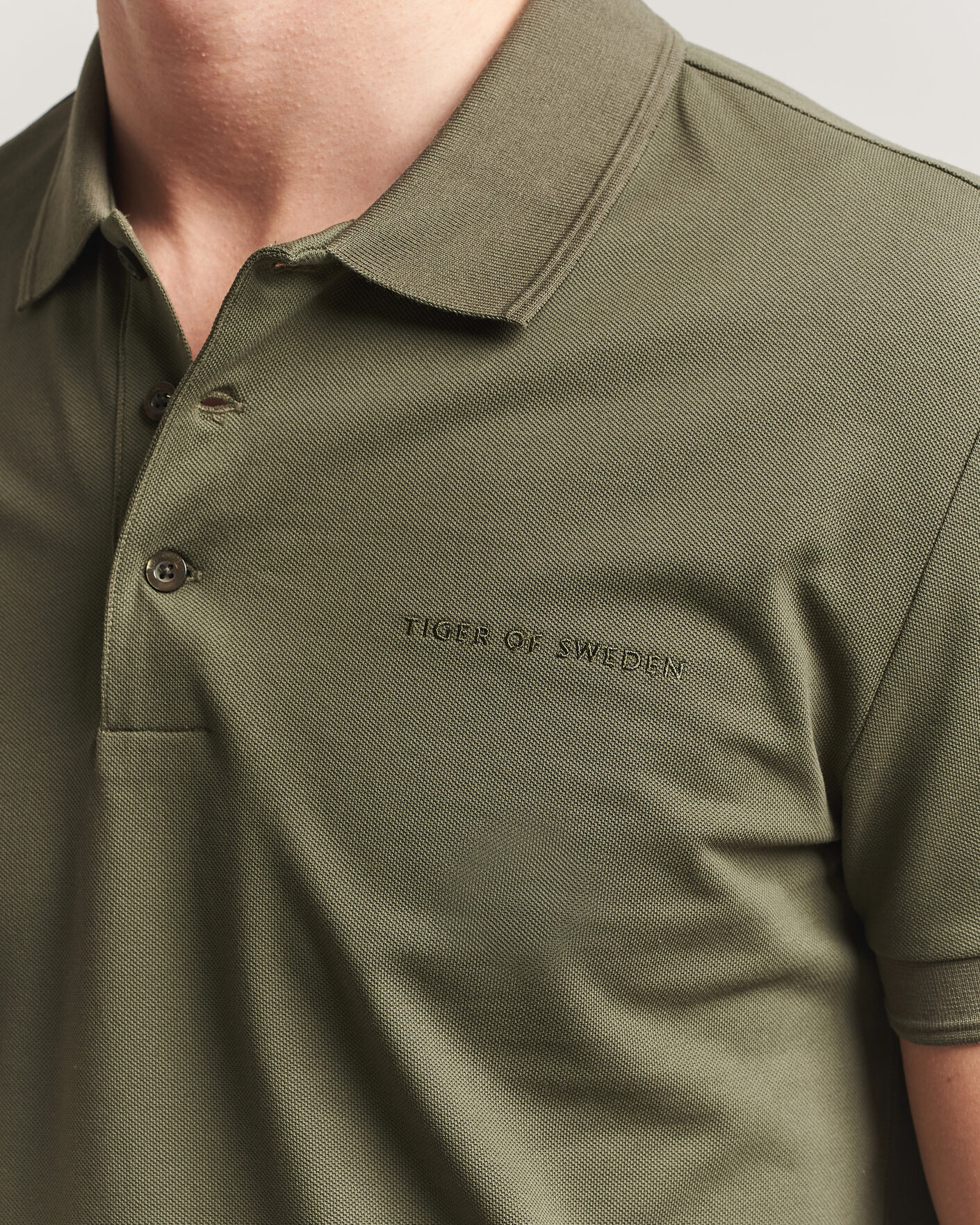 Herre | Pikéer | Tiger of Sweden | Darios Polo Kalamata Green