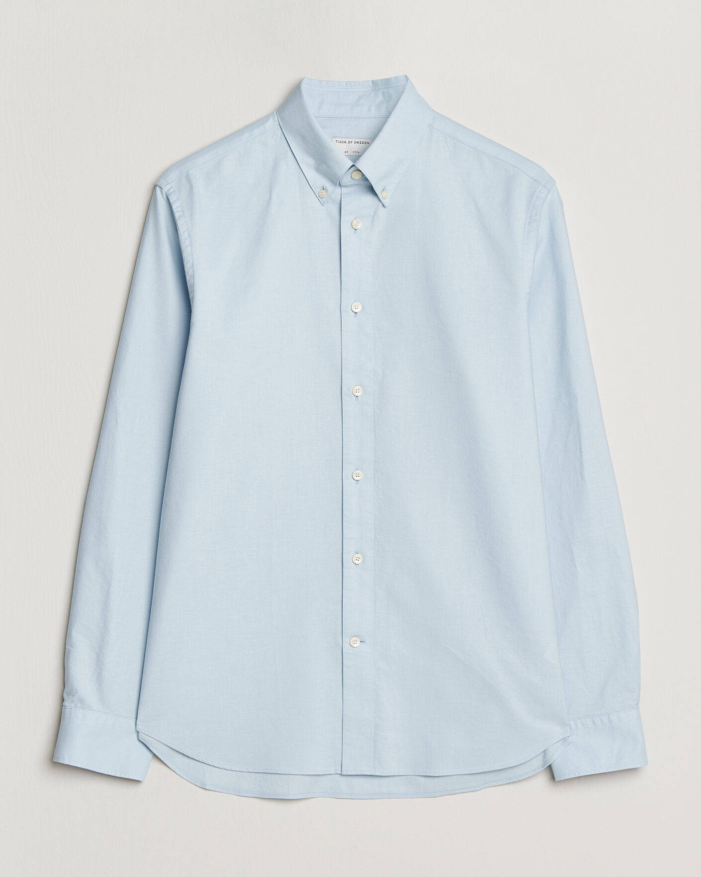 Herre | Skjorter | Tiger of Sweden | Bjorn Oxford Shirt Light Blue