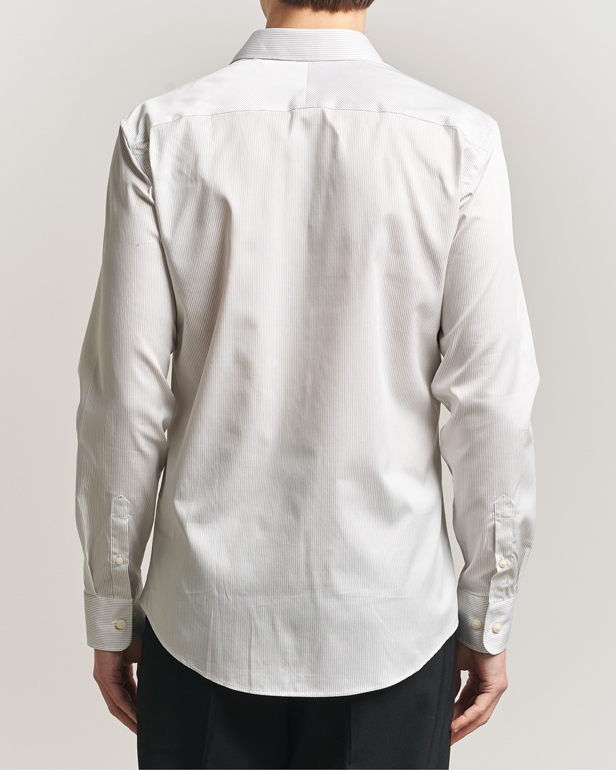 Herre | Skjorter | Tiger of Sweden | Adley Cotton Striped Shirt Seline Grey