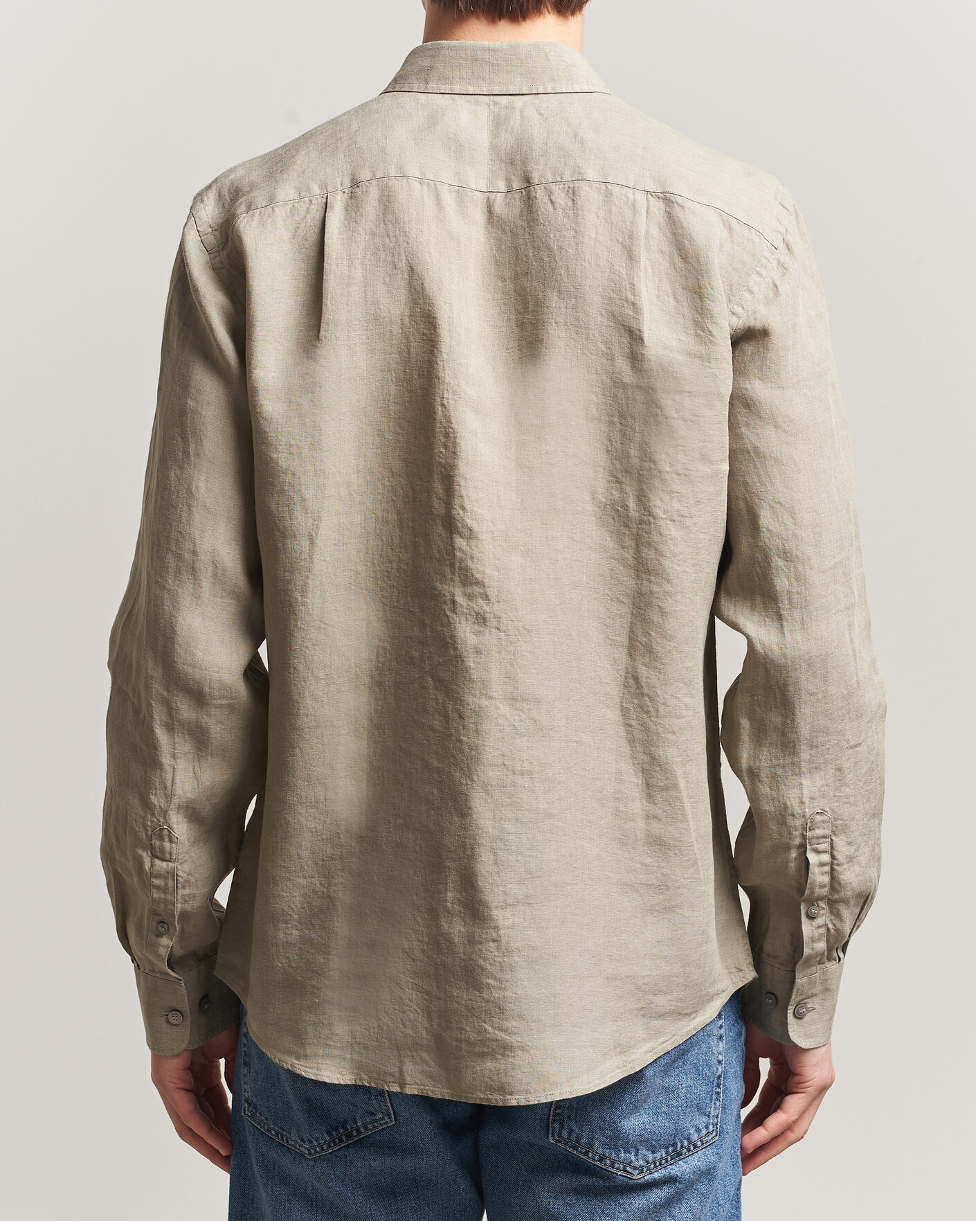 Herre | Skjorter | Tiger of Sweden | Spenser Linen Shirt Mole