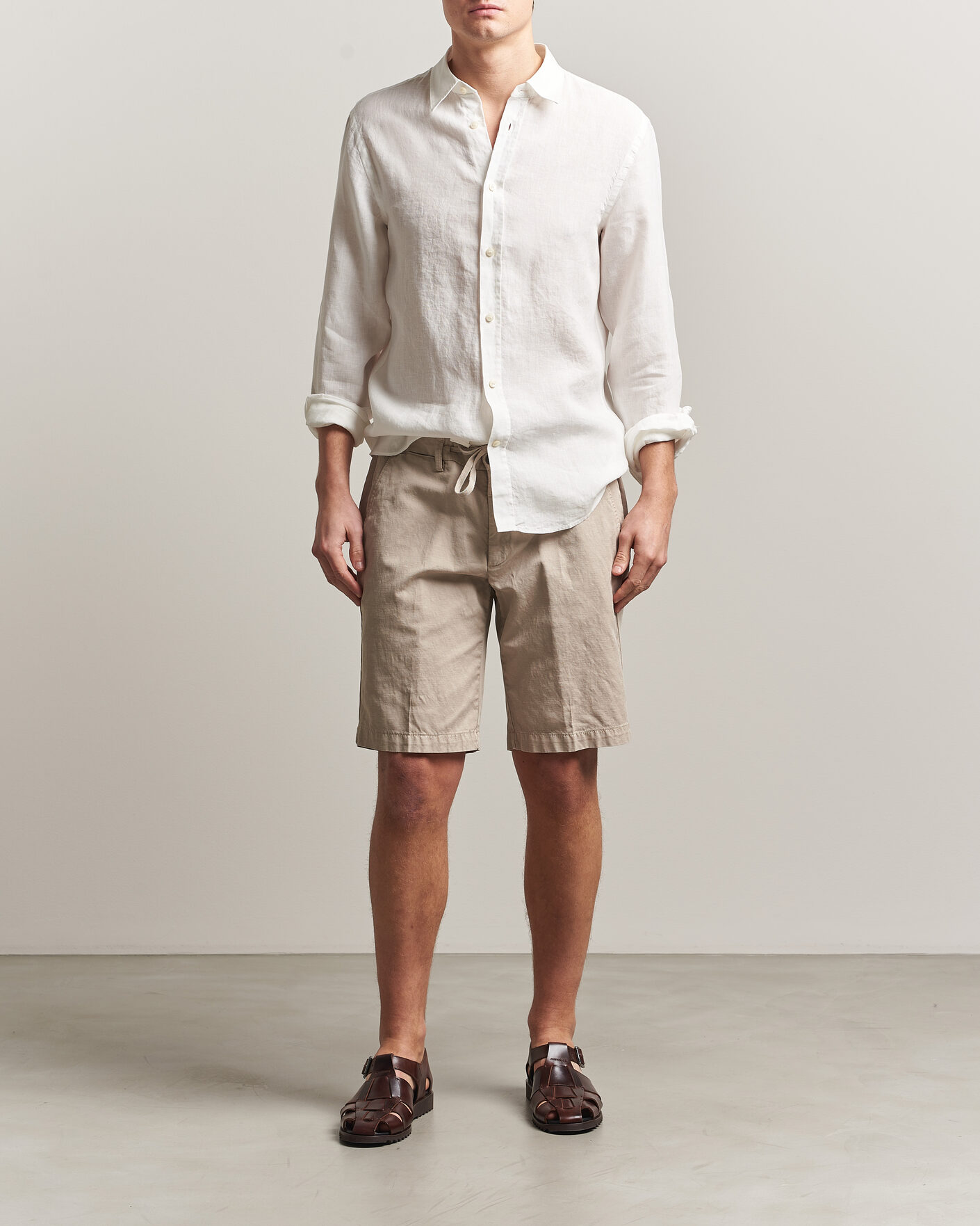 Herre | Skjorter | Tiger of Sweden | Spenser Linen Shirt Off White