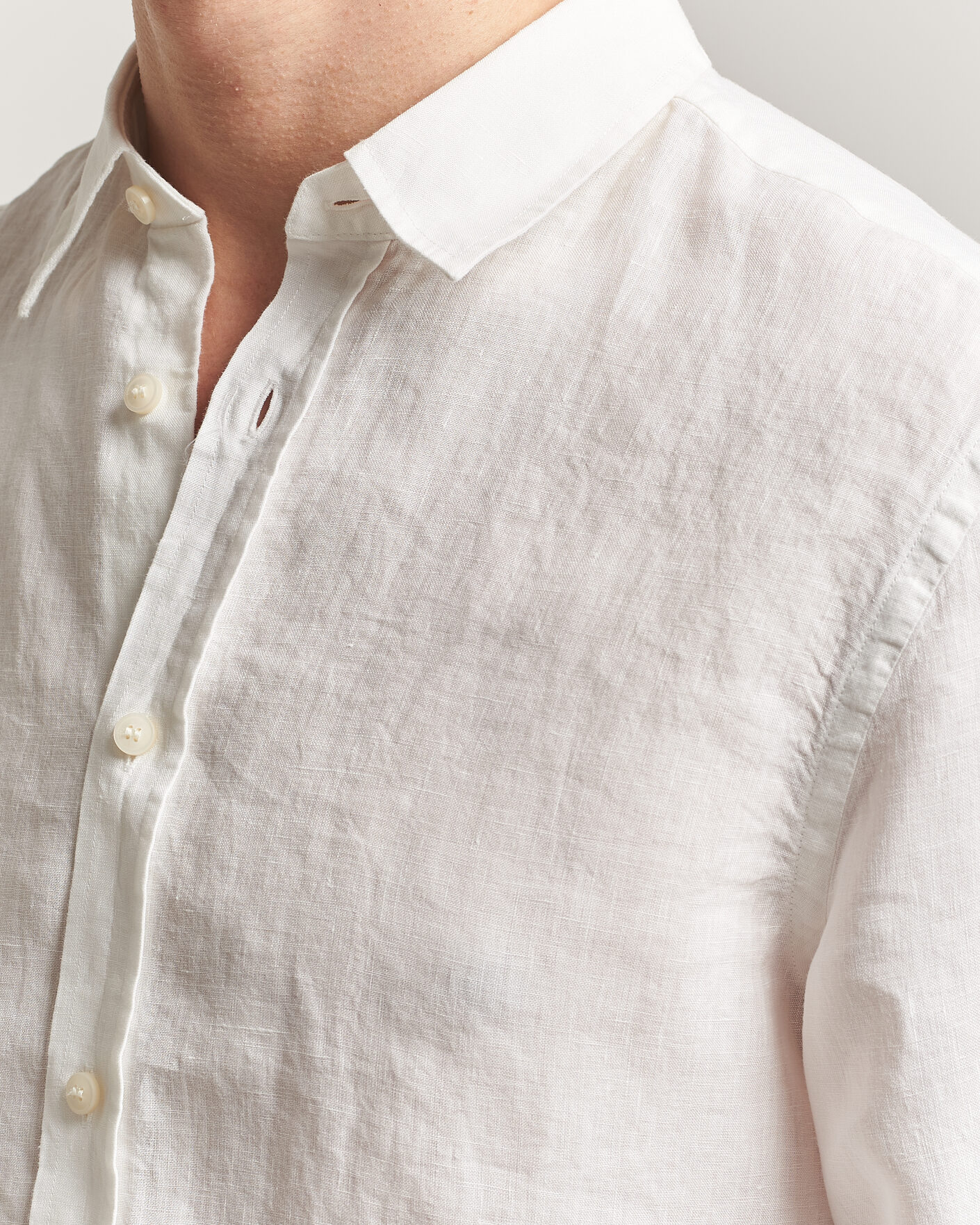 Herre | Skjorter | Tiger of Sweden | Spenser Linen Shirt Off White
