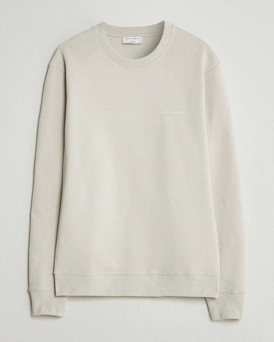Herre | Gensere | Tiger of Sweden | Emerson Crew Neck Sweatshirt Seline Grey