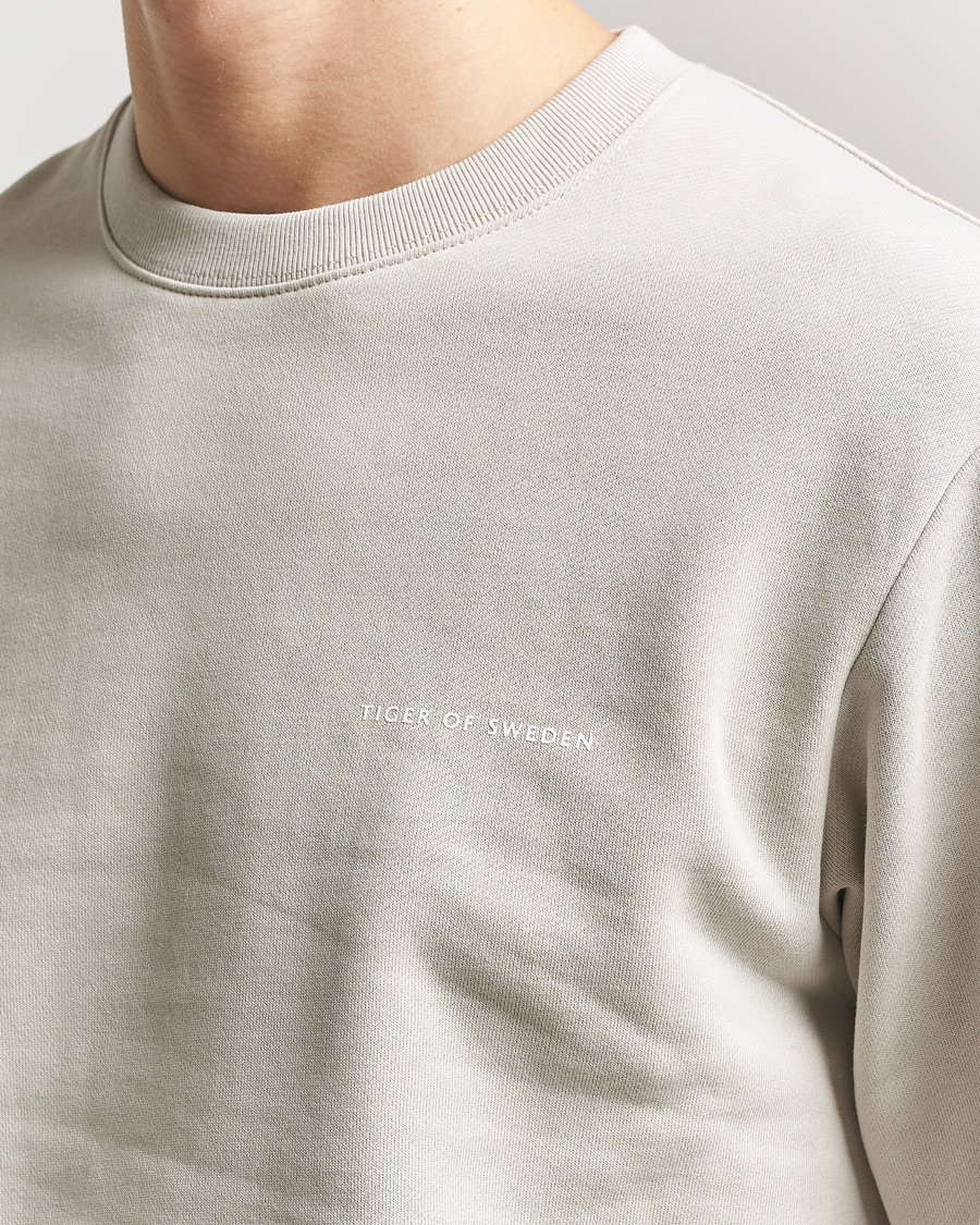 Herre | Gensere | Tiger of Sweden | Emerson Crew Neck Sweatshirt Seline Grey