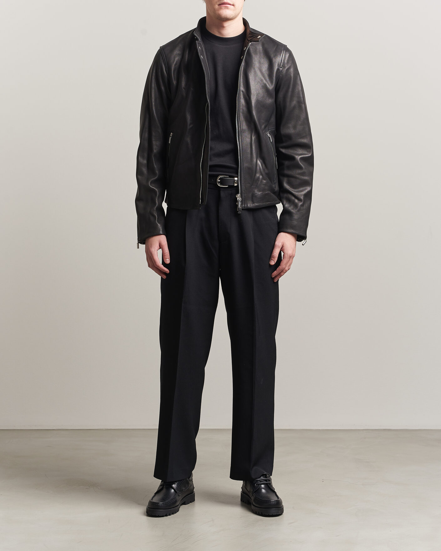 Herre | Jakker | Tiger of Sweden | Reier Leather Jacket Black