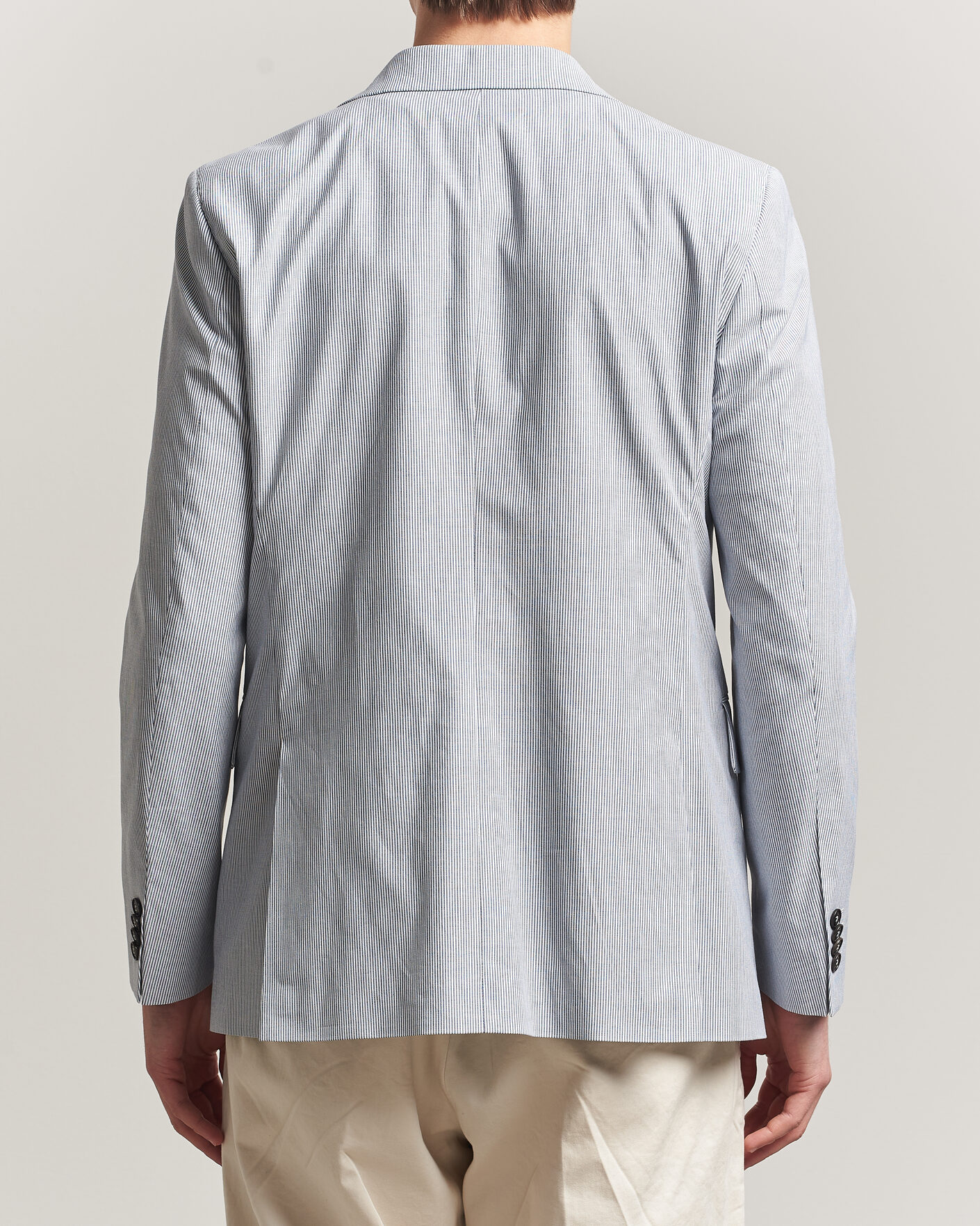 Herre | Dressjakker | Tiger of Sweden | Ease Cotton Double Breasted Blazer Thunder Blue