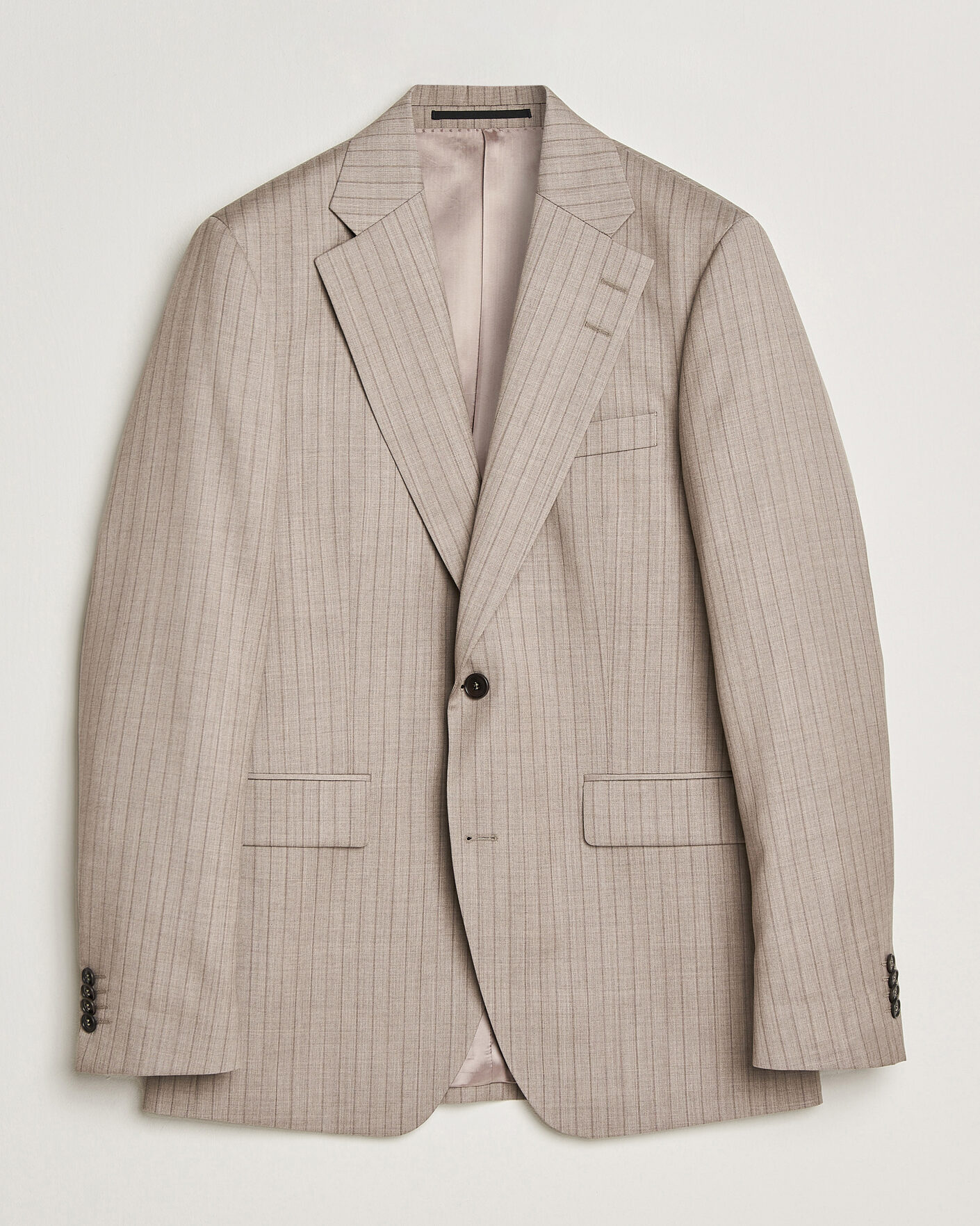 Herre | Dressjakker | Tiger of Sweden | Ease Wool Pinstriped Blazer Clay