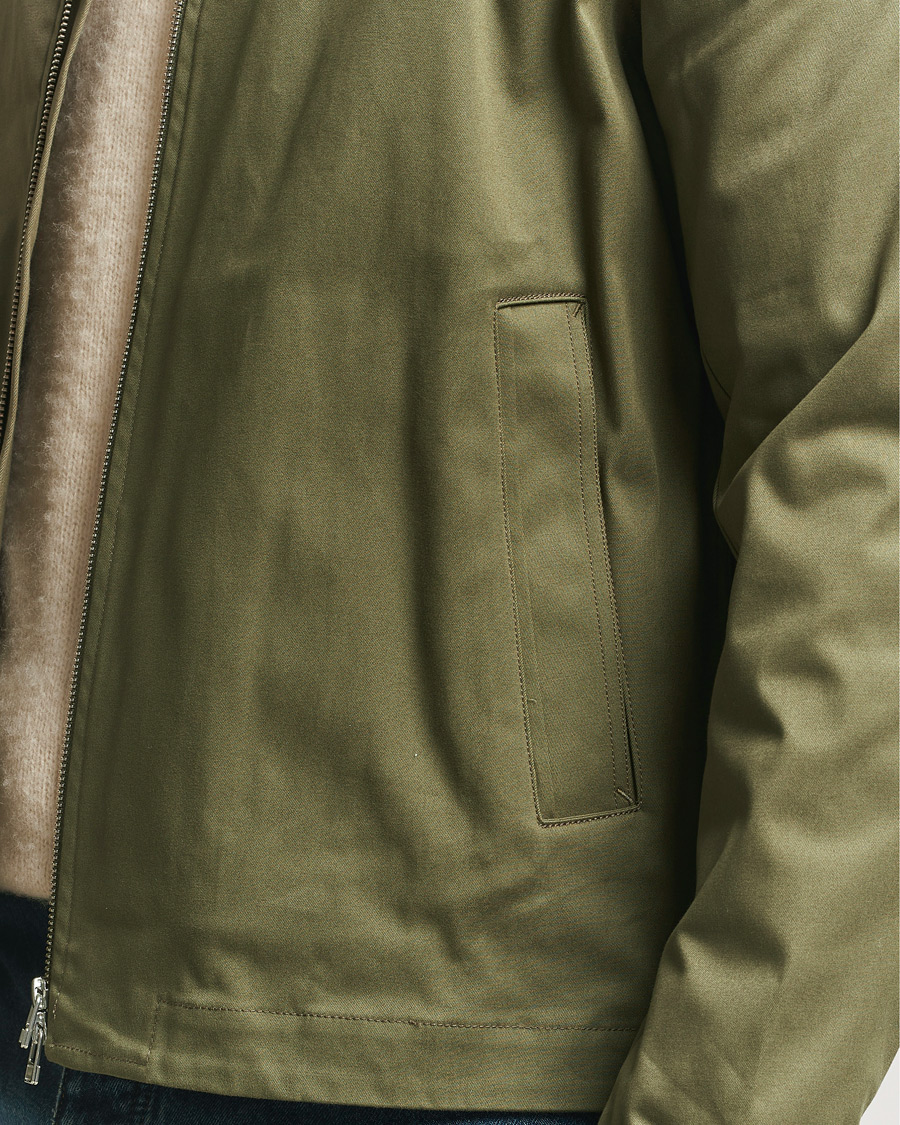 Herre | Jakker | Tiger of Sweden | Barnaby Cotton Jacket Kalamata Green