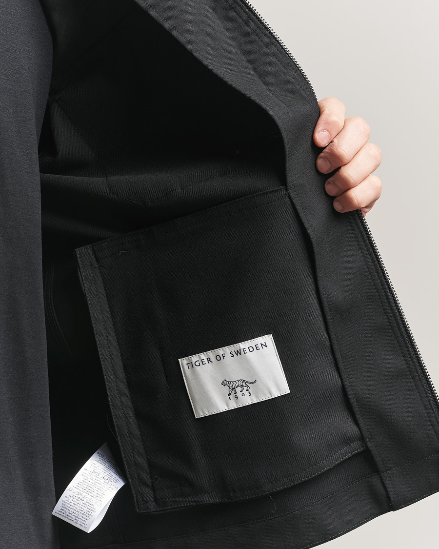 Herre | Jakker | Tiger of Sweden | Barnaby Technical Jacket Black