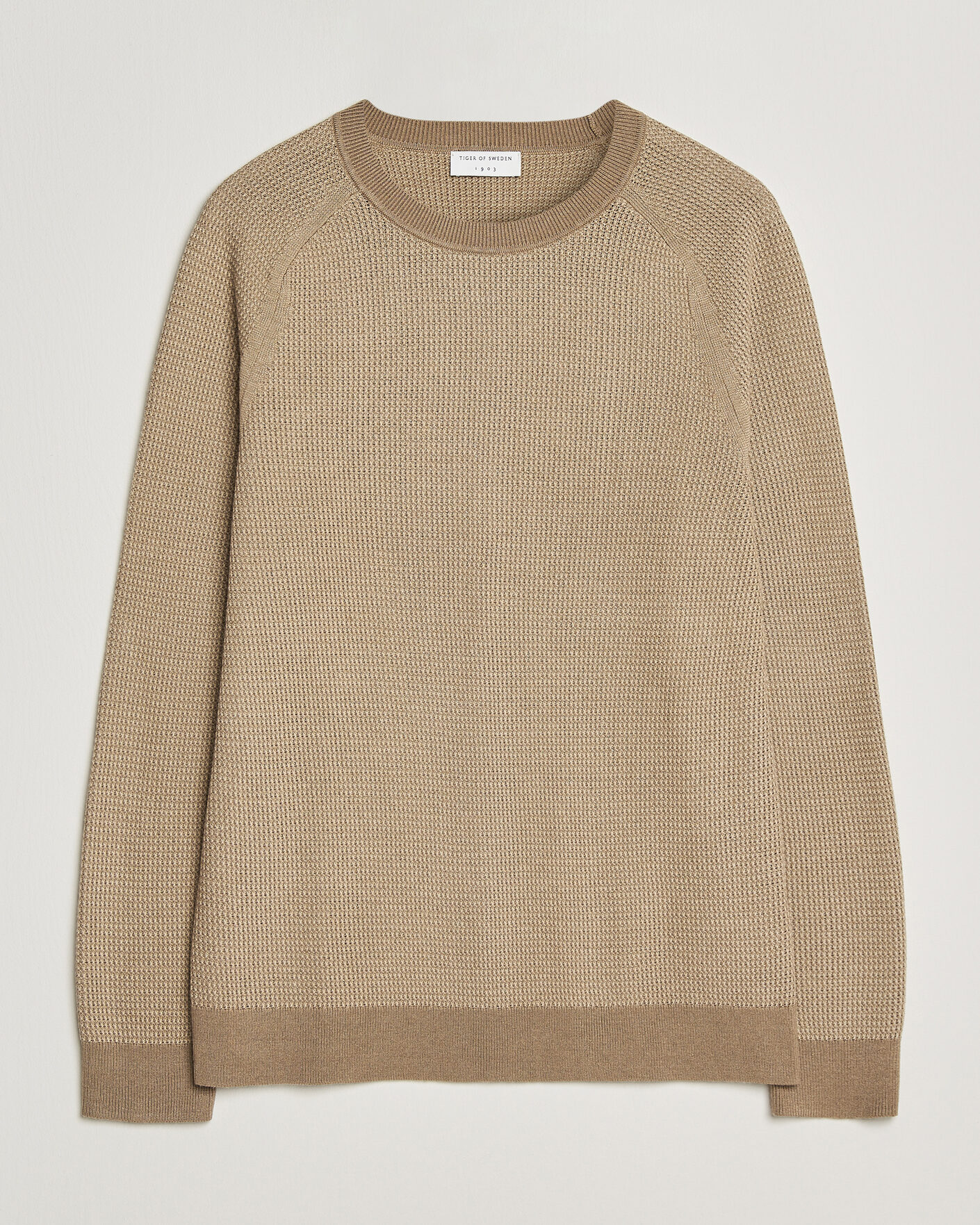 Herre | Gensere | Tiger of Sweden | Martin Knitted Sweater Umber Brown
