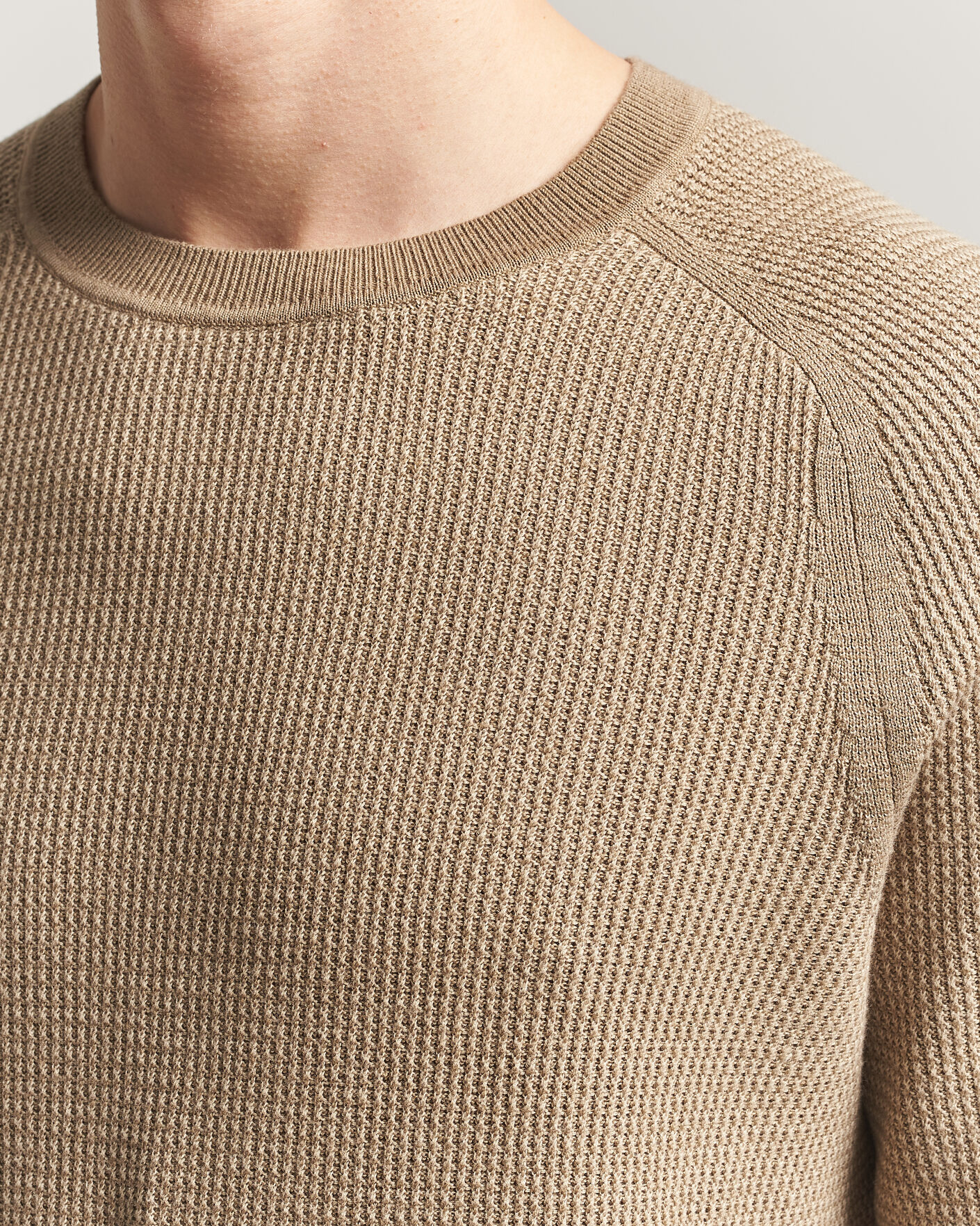 Herre | Gensere | Tiger of Sweden | Martin Knitted Sweater Umber Brown