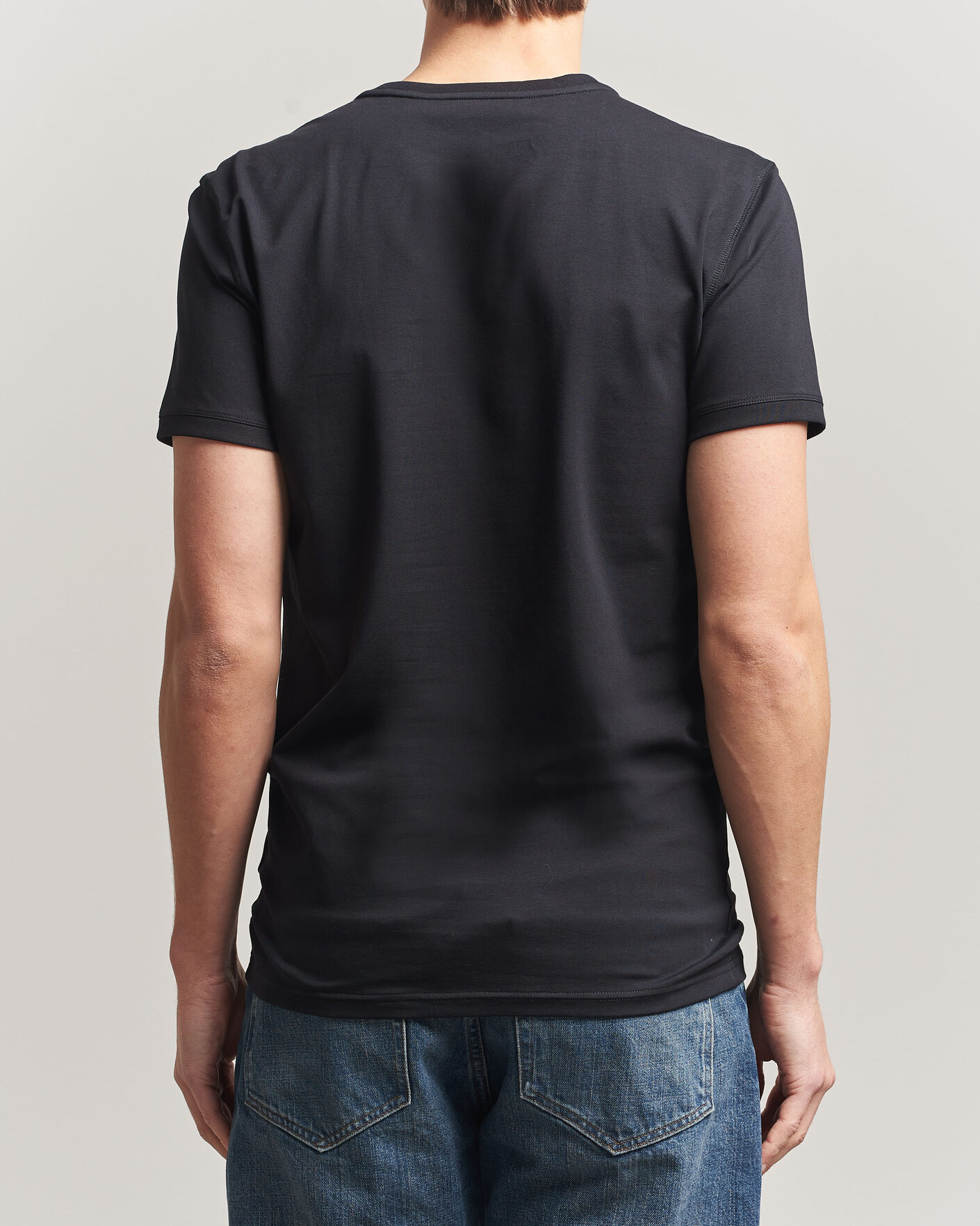 Herre | T-Shirts | Tiger of Sweden | Heimdal 2-Pack Crew Neck T-Shirt Black