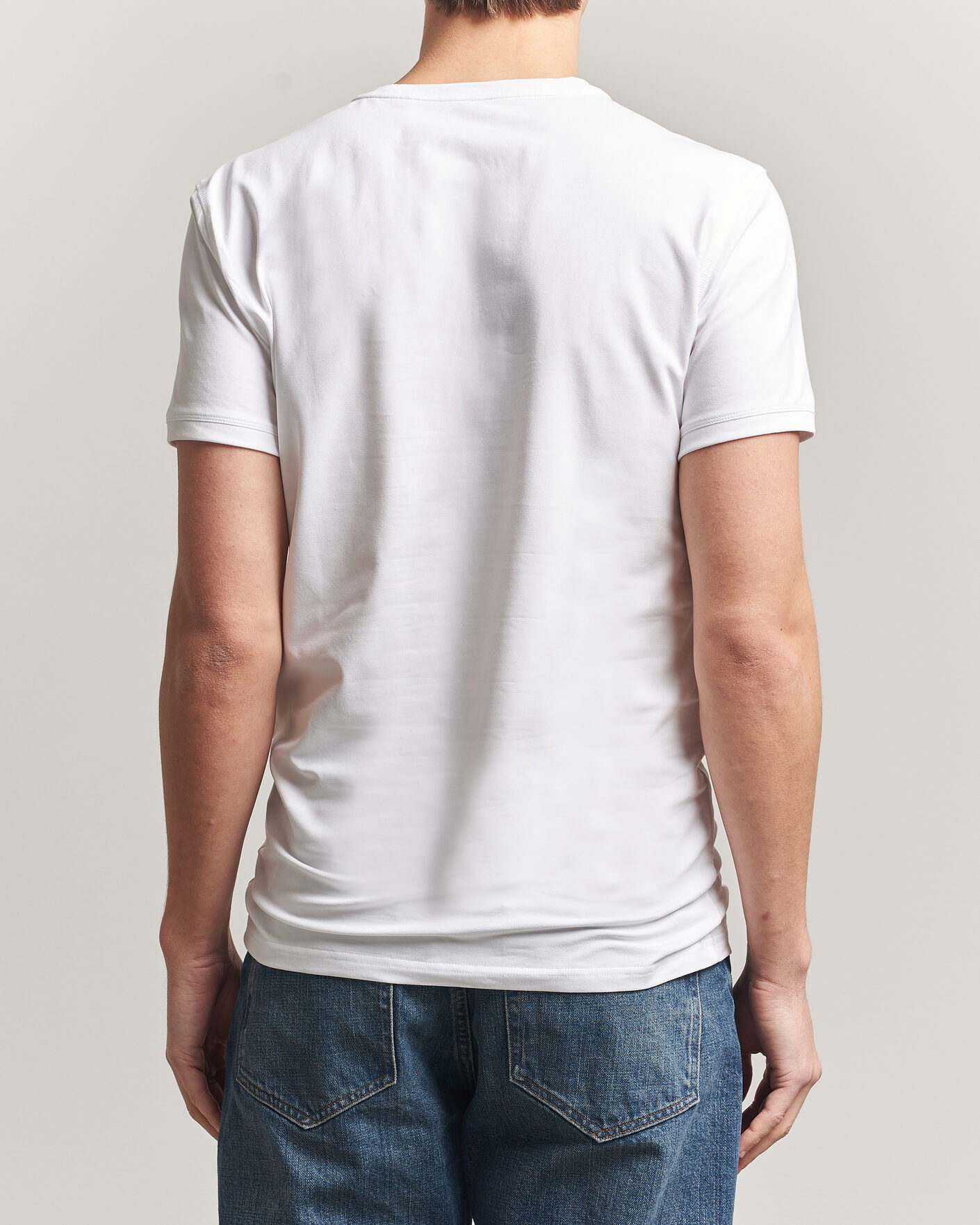 Herre | T-Shirts | Tiger of Sweden | Heimdal 2-Pack Crew Neck T-Shirt Pure White