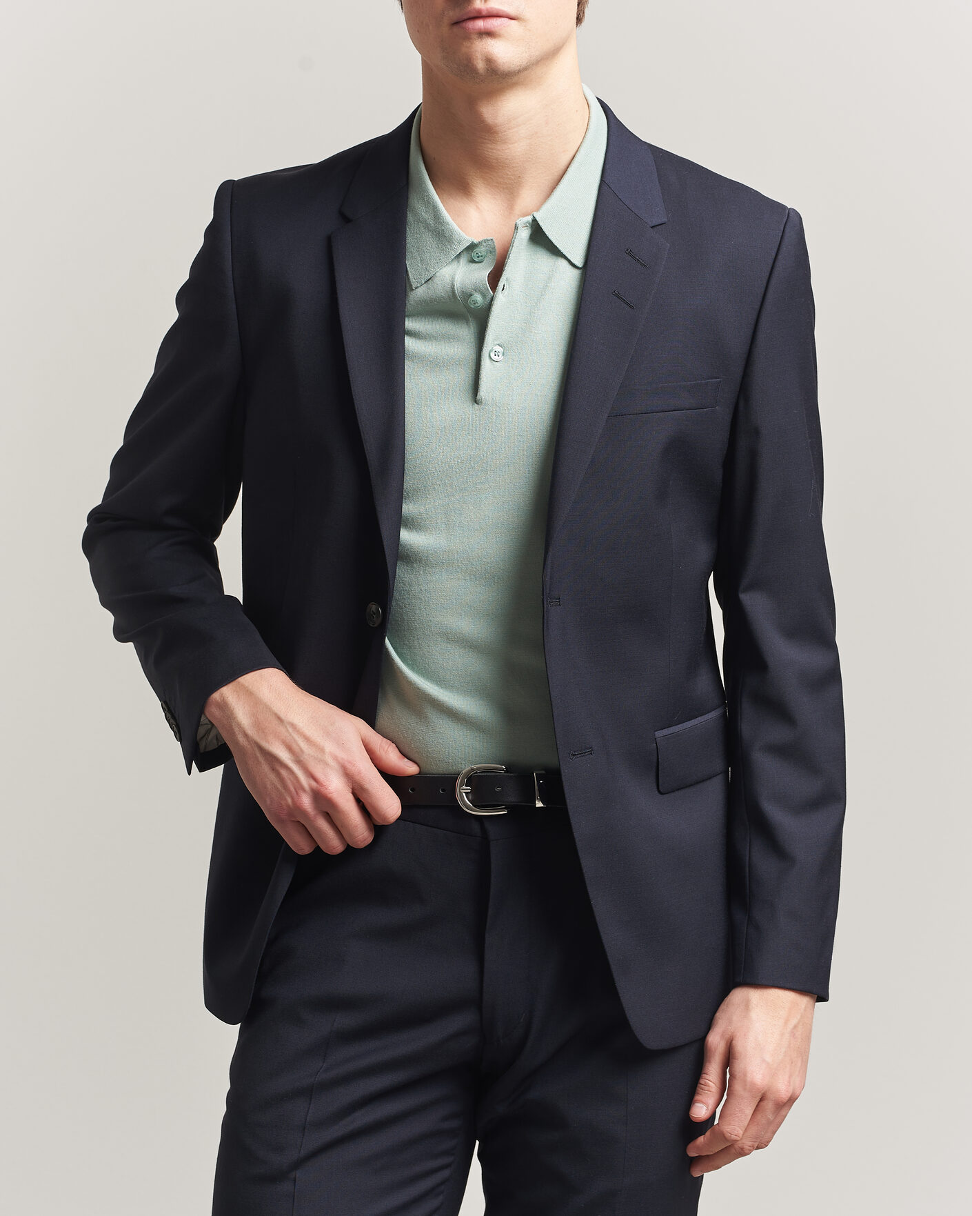 Herre | Dressjakker | Tiger of Sweden | Jamie Wool Travel Suit Blazer Dark Ink