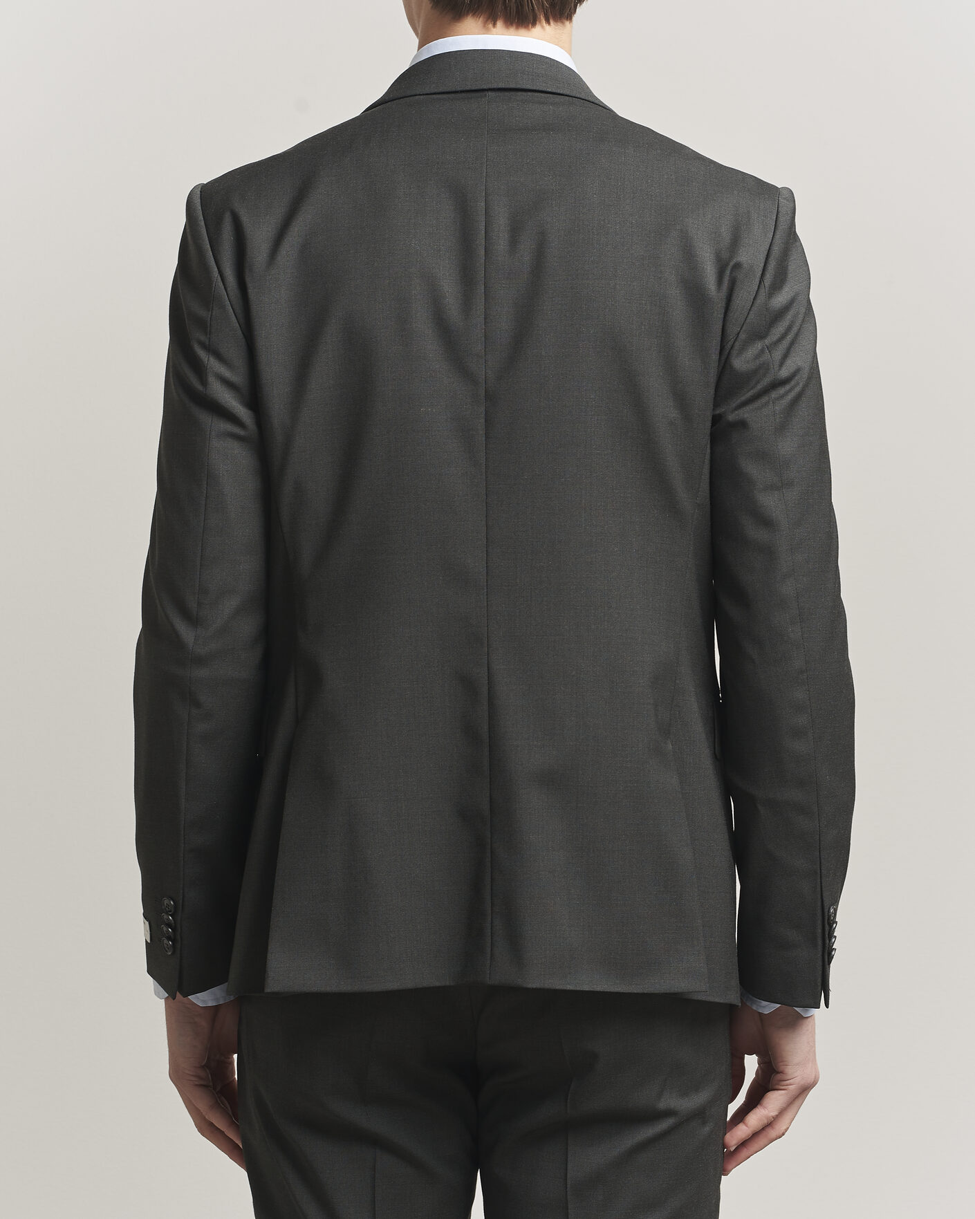 Herre | Dressjakker | Tiger of Sweden | Jamie Wool Travel Suit Blazer Olive Extreme