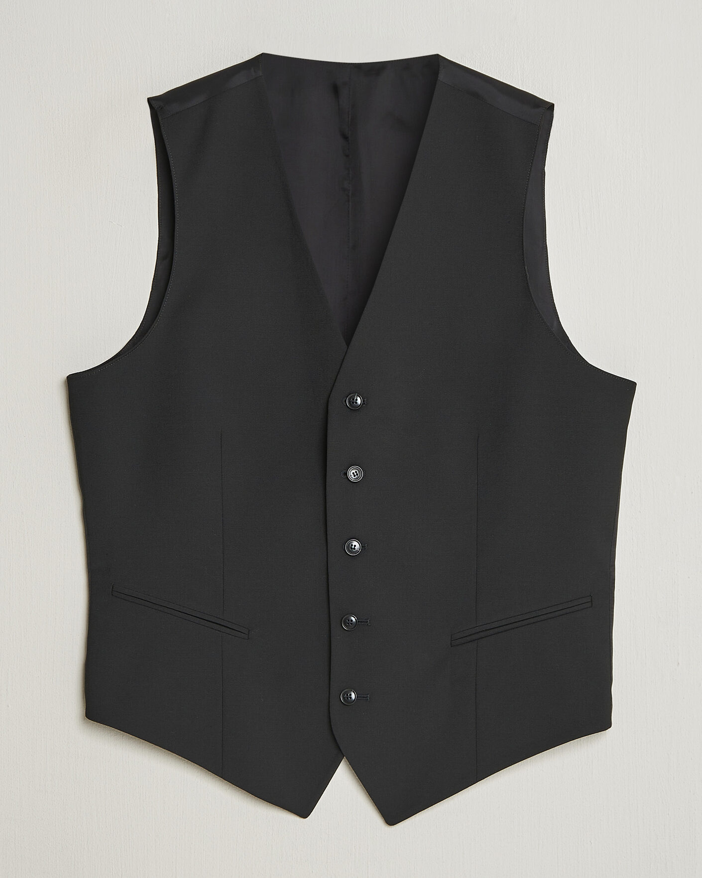 Herre | Vester | Tiger of Sweden | Winston Wool Travel Waistcoat Black