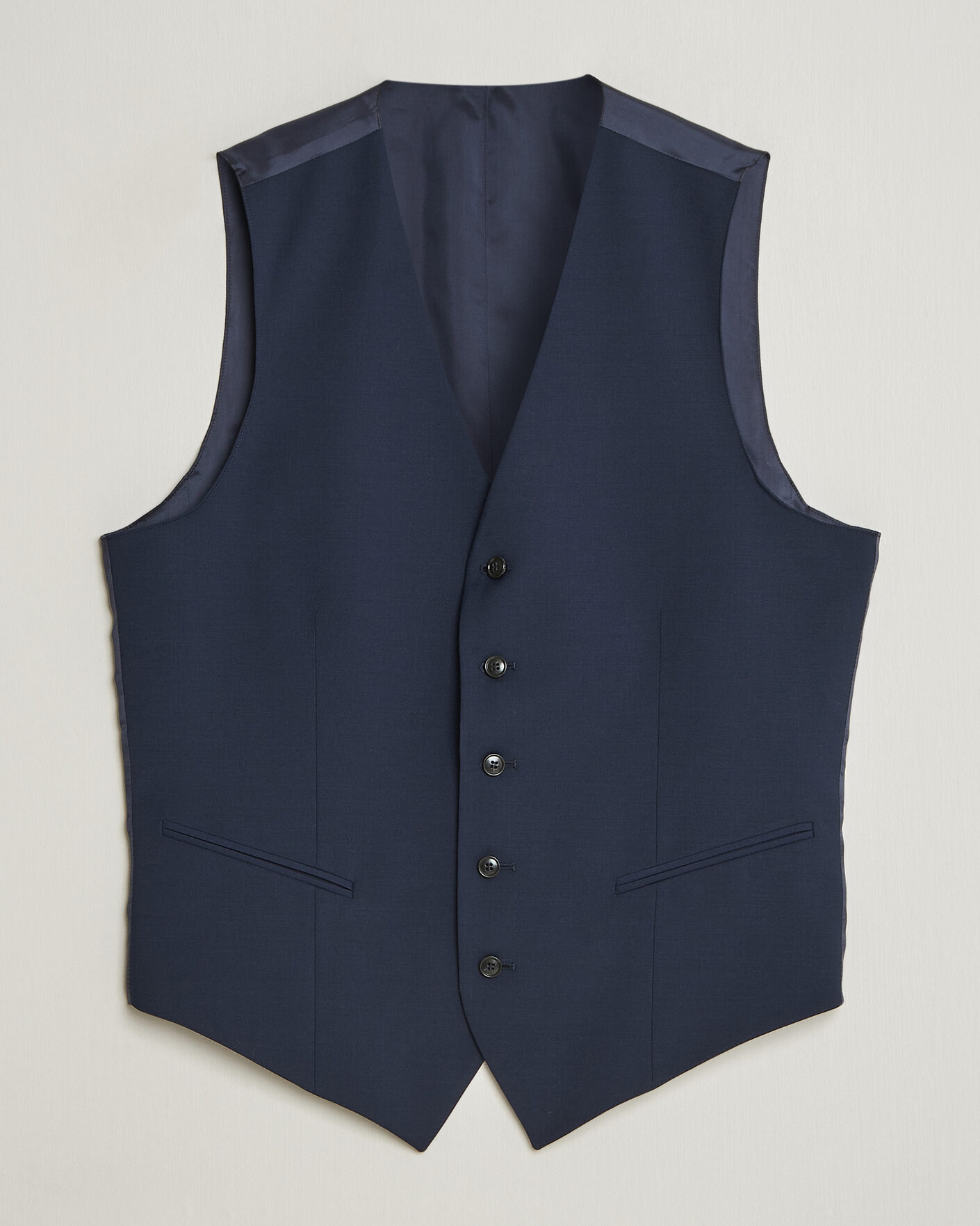 Herre | Vester | Tiger of Sweden | Winston Wool Travel Waistcoat Royal Blue