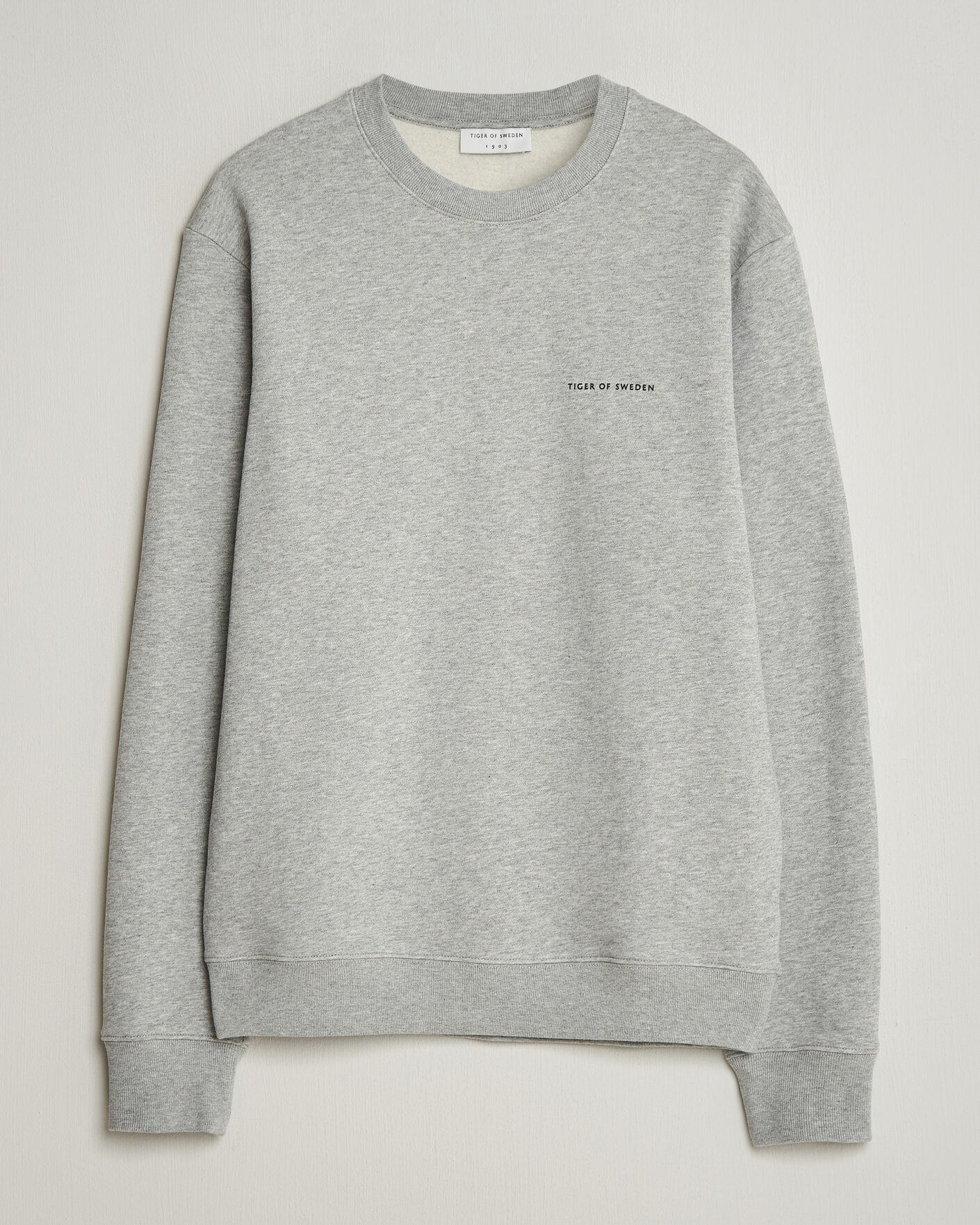 Herre | Gensere | Tiger of Sweden | Emerson Crew Neck Sweatshirt Grey Melange