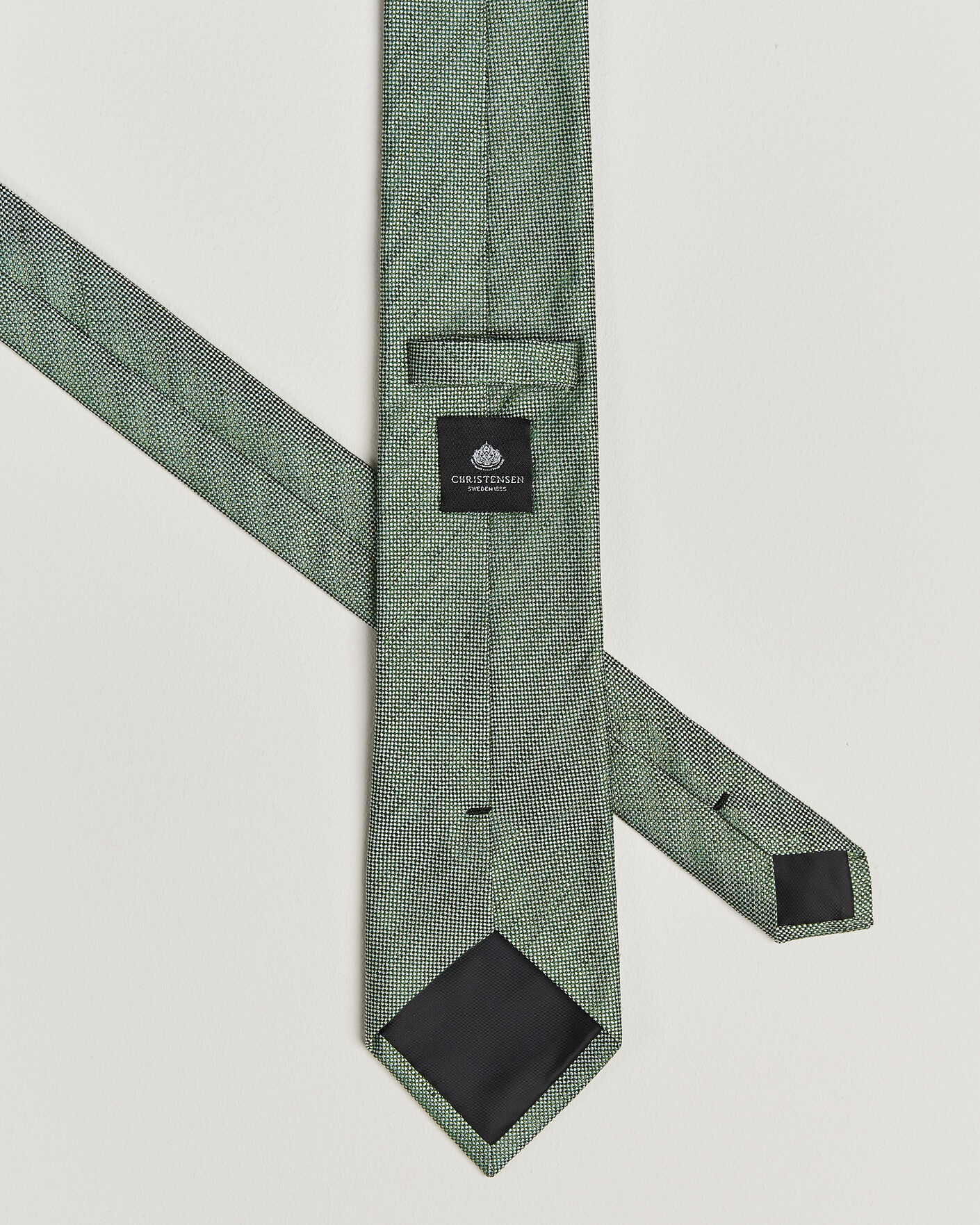 Herre | Slips | Amanda Christensen | Box Set Printed Silk 8cm Tie With Pocket Square Green