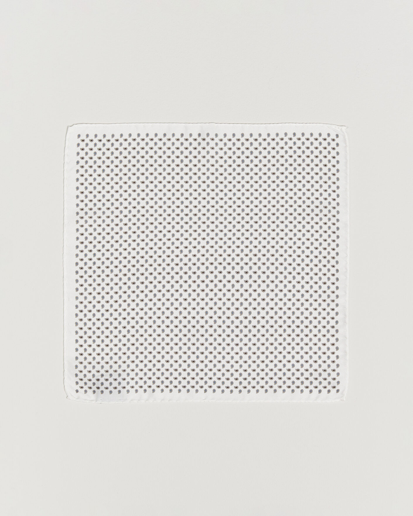 Herre | Lommetørklær | Amanda Christensen | Silk Oxford Pocket Square White