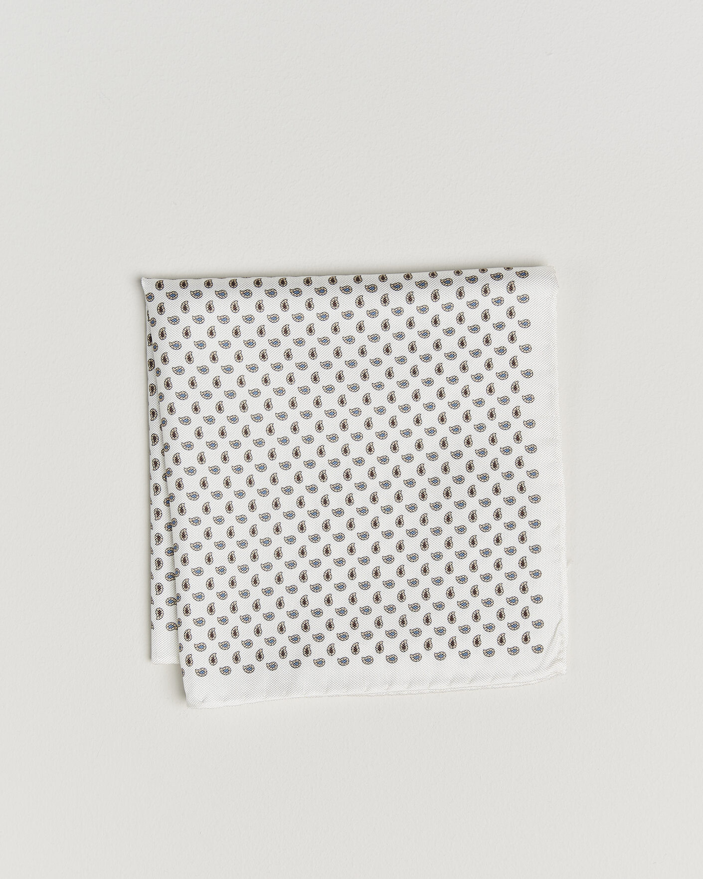 Herre | Lommetørklær | Amanda Christensen | Silk Oxford Pocket Square White