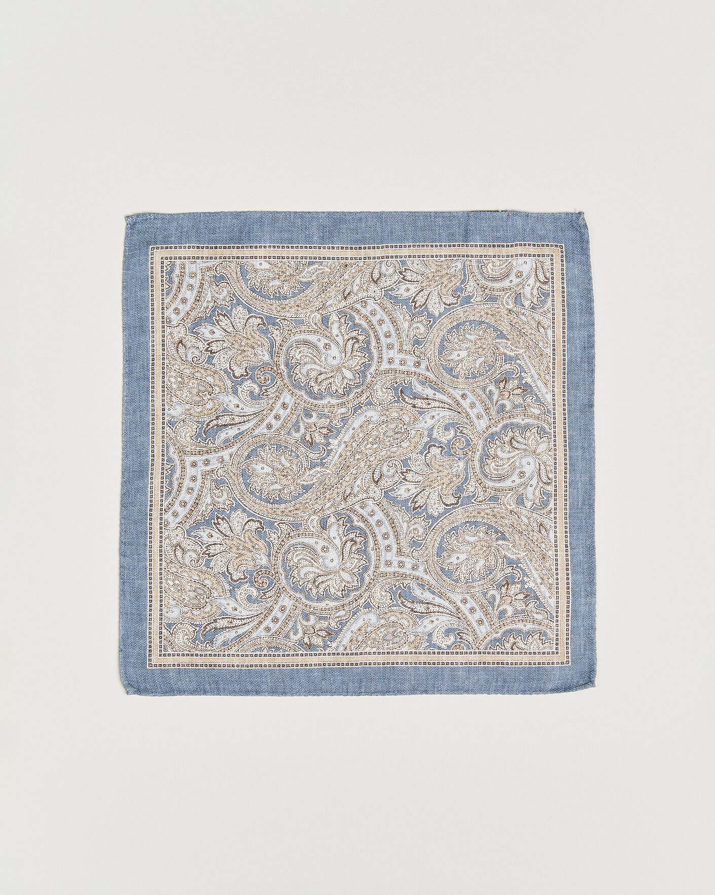 Herre | Lommetørklær | Amanda Christensen | Silk Shappe Double Faced Pocket Square Navy