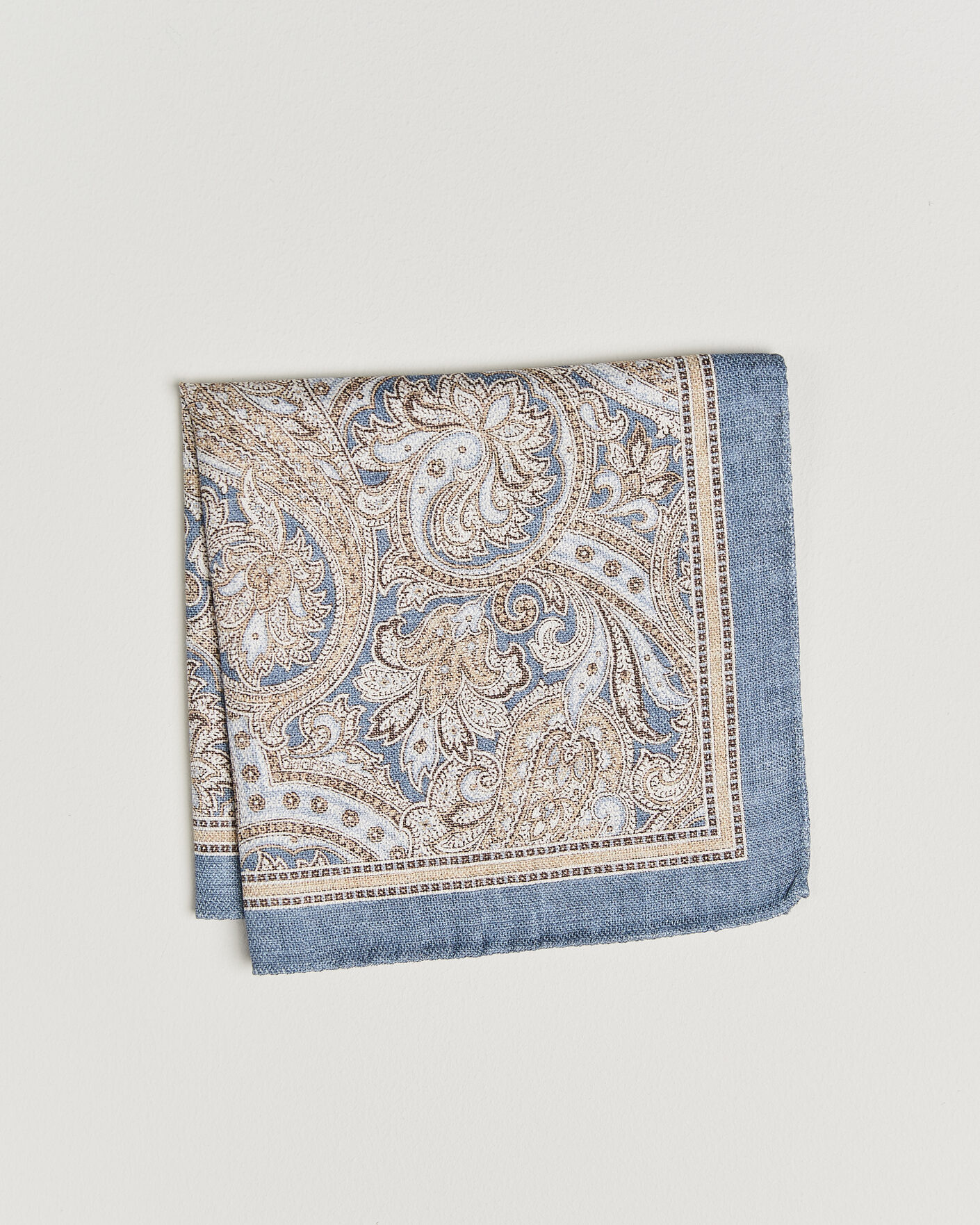 Herre | Lommetørklær | Amanda Christensen | Silk Shappe Double Faced Pocket Square Navy