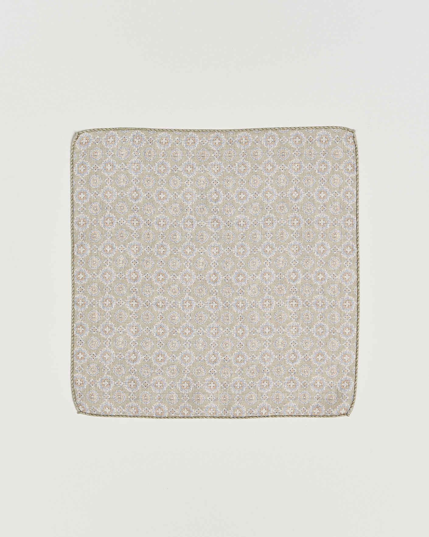 Herre | Lommetørklær | Amanda Christensen | Silk Shappe Double Faced Pocket Square Green