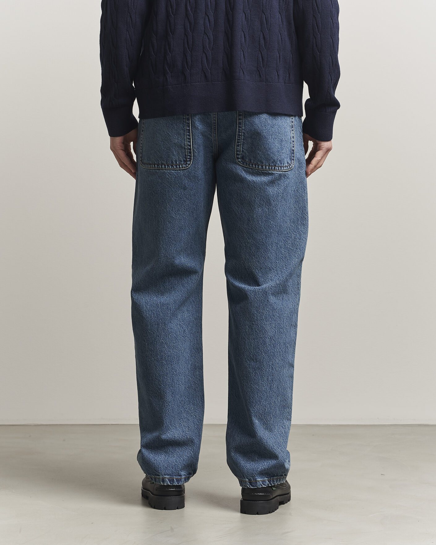 Herre | Jeans | Filippa K | Workwear Jeans Washed Mid Blue