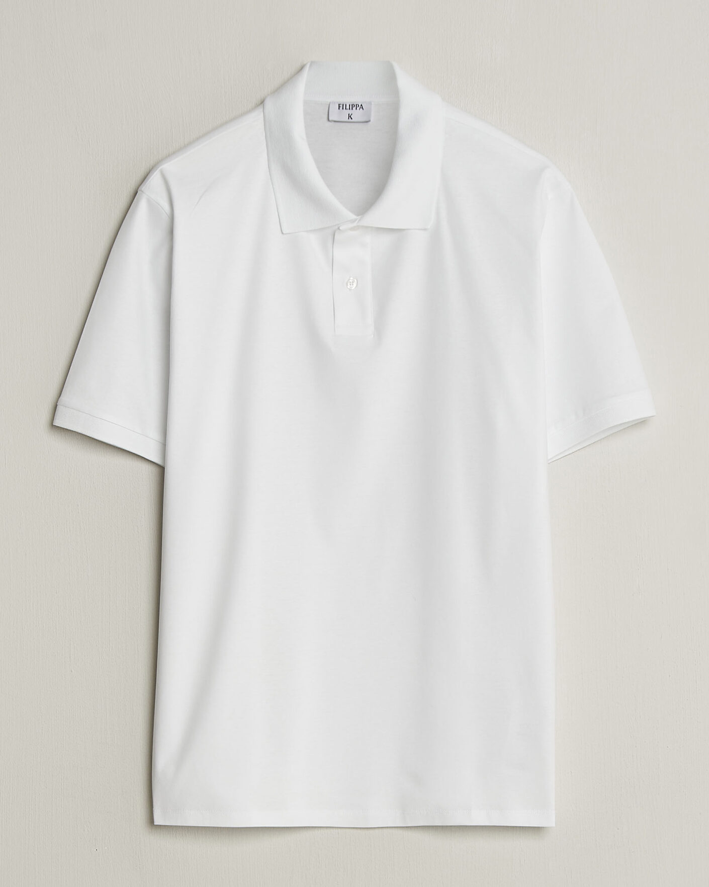 Herre | Pikéer | Filippa K | Technical Cotton Polo White