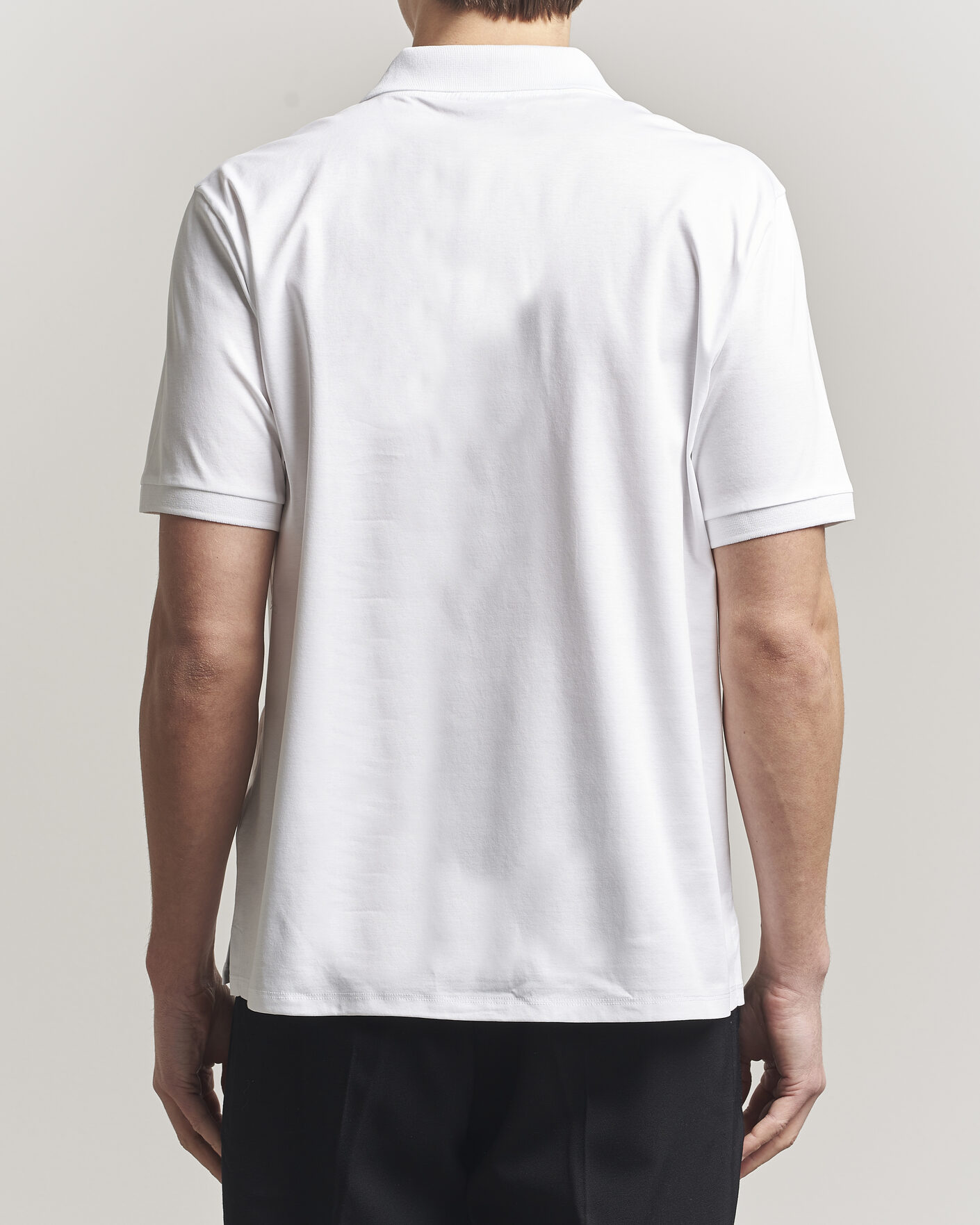 Herre | Pikéer | Filippa K | Technical Cotton Polo White