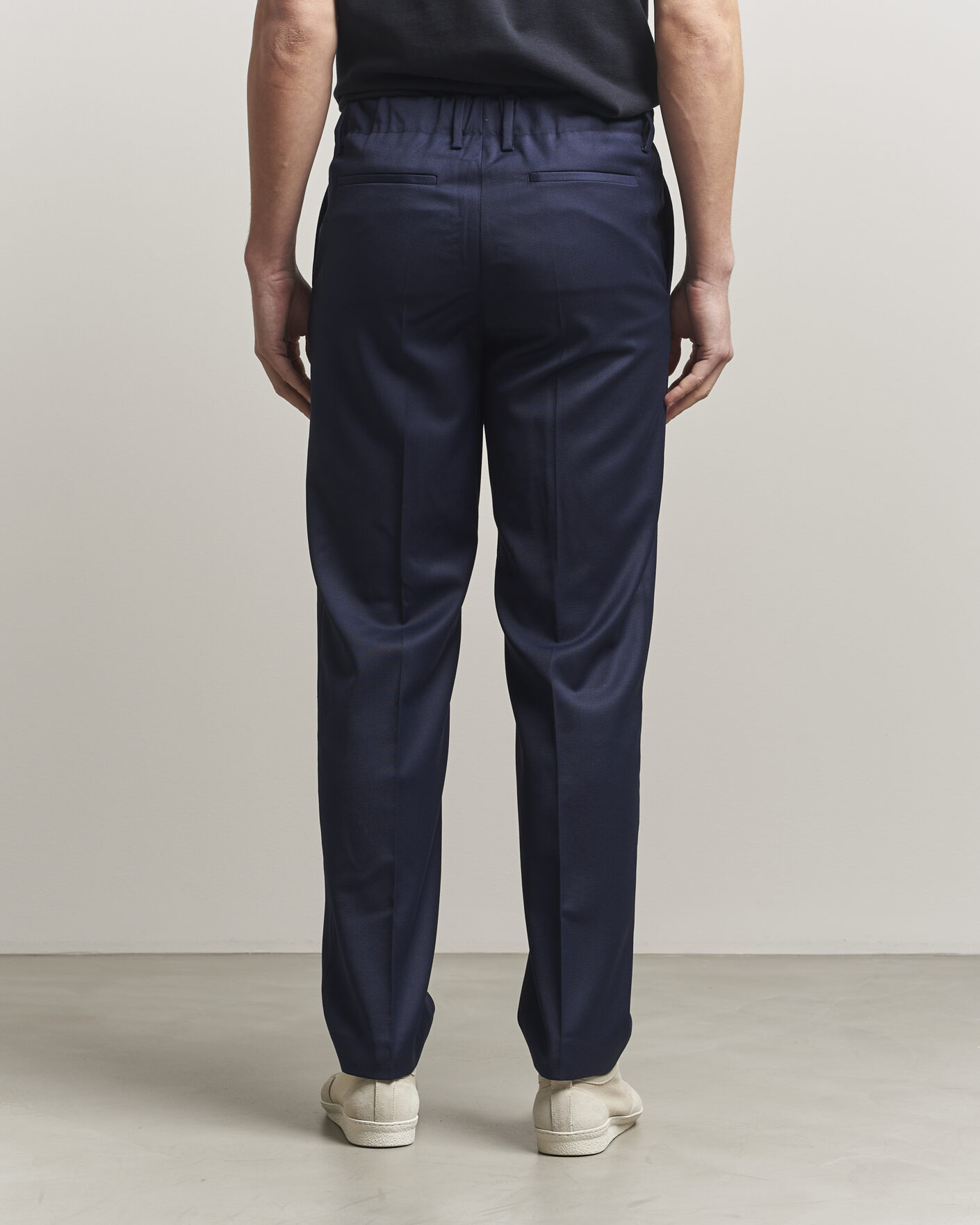 Herre | Bukser | Filippa K | Troy Tailored Drawstring Trousers Ink Navy