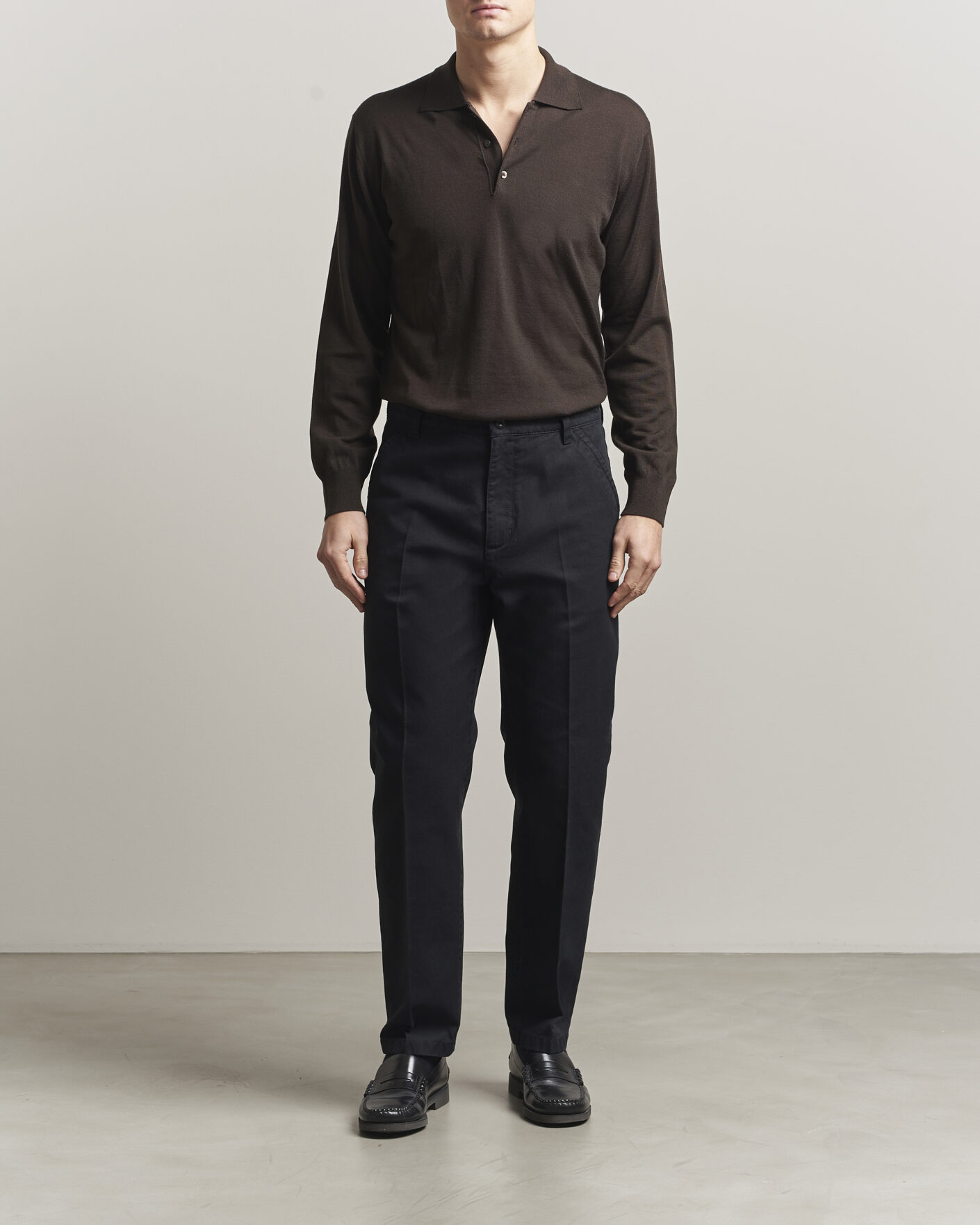 Herre | Bukser | Filippa K | Carl Cotton Trousers Black