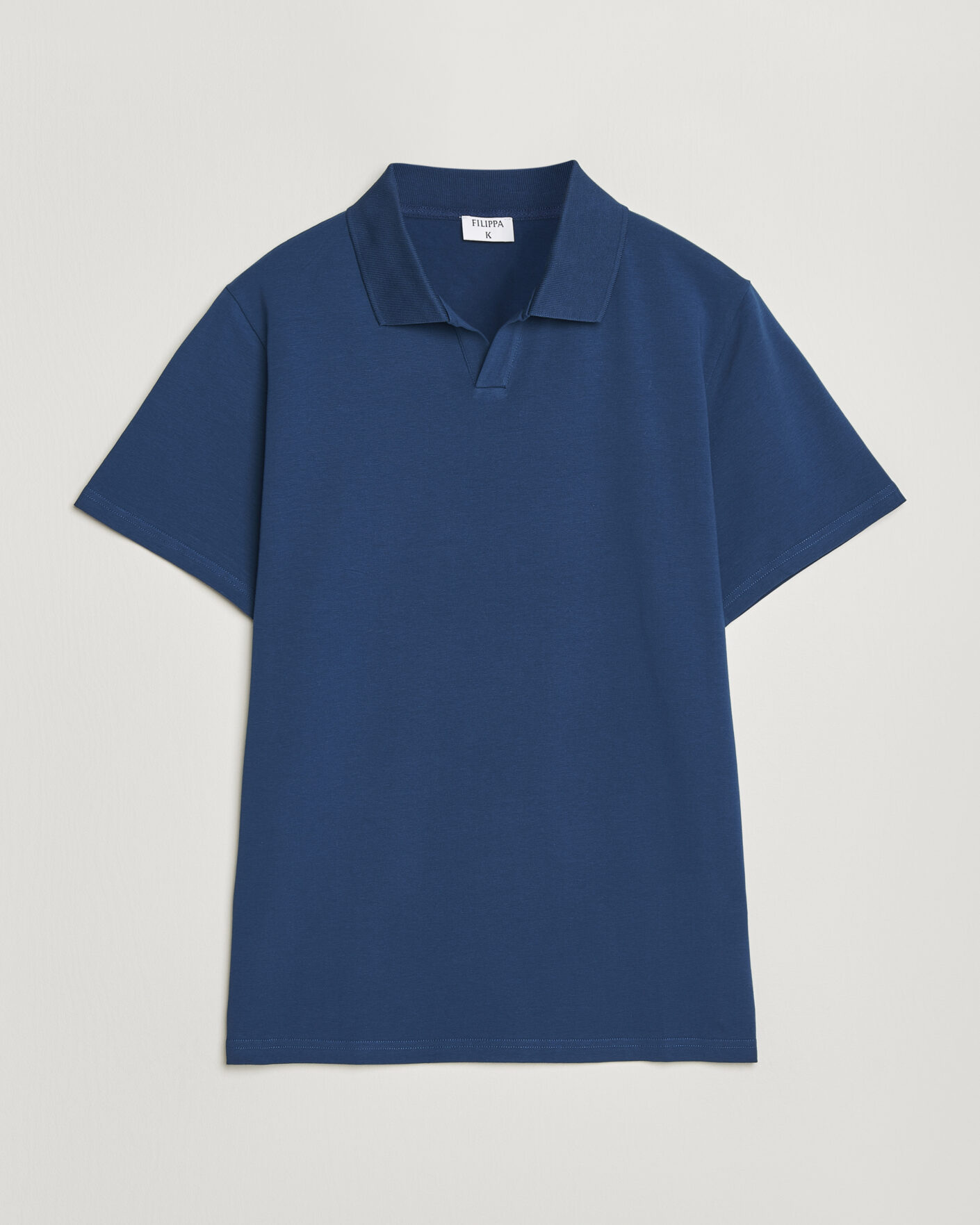 Herre | Pikéer | Filippa K | Soft Lycra Polo T-Shirt Night Teal