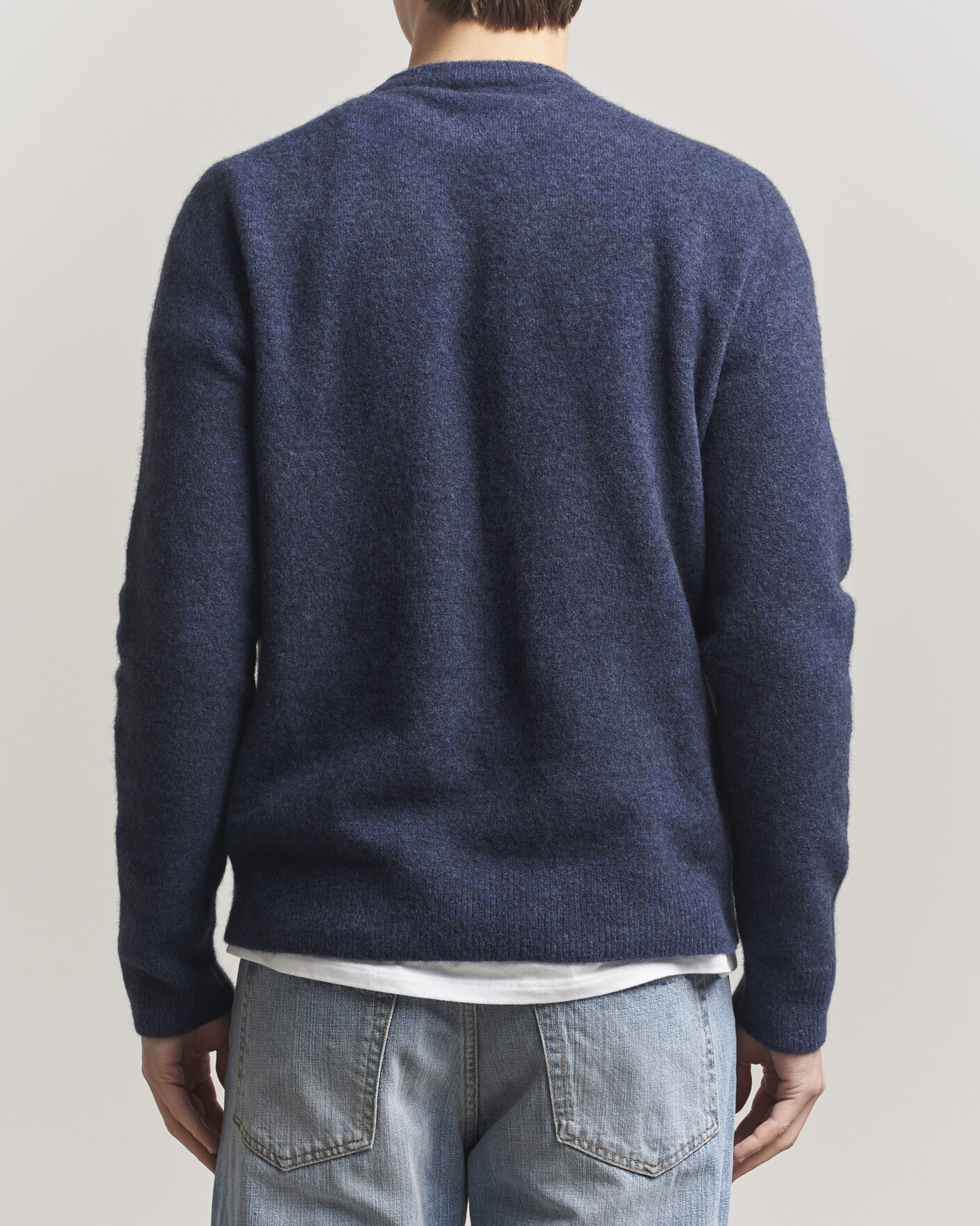 Herre | Gensere | Filippa K | Yak Knitted Sweater Night Teal