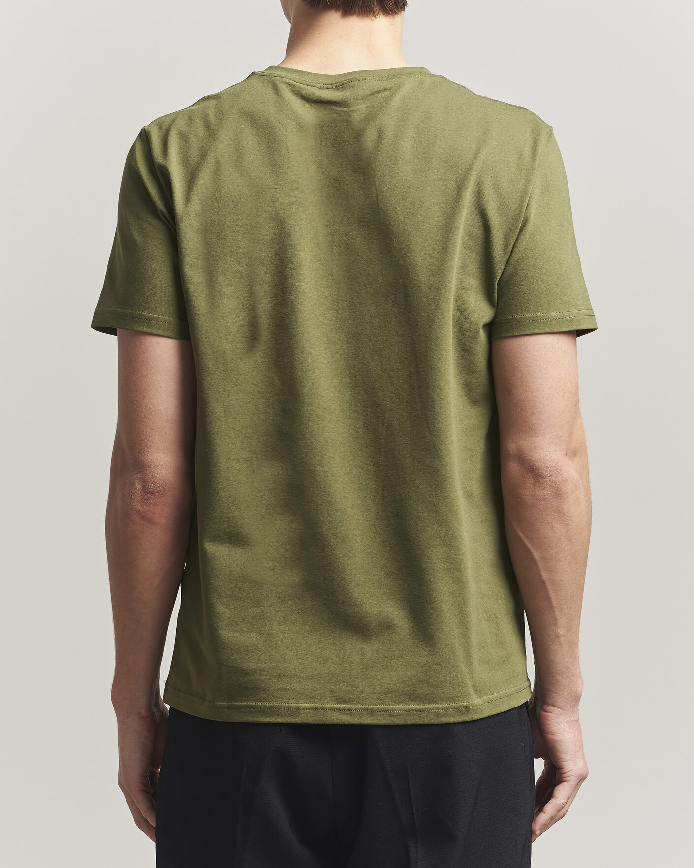 Herre | T-Shirts | Filippa K | Soft Lycra T-Shirt Laurel Green