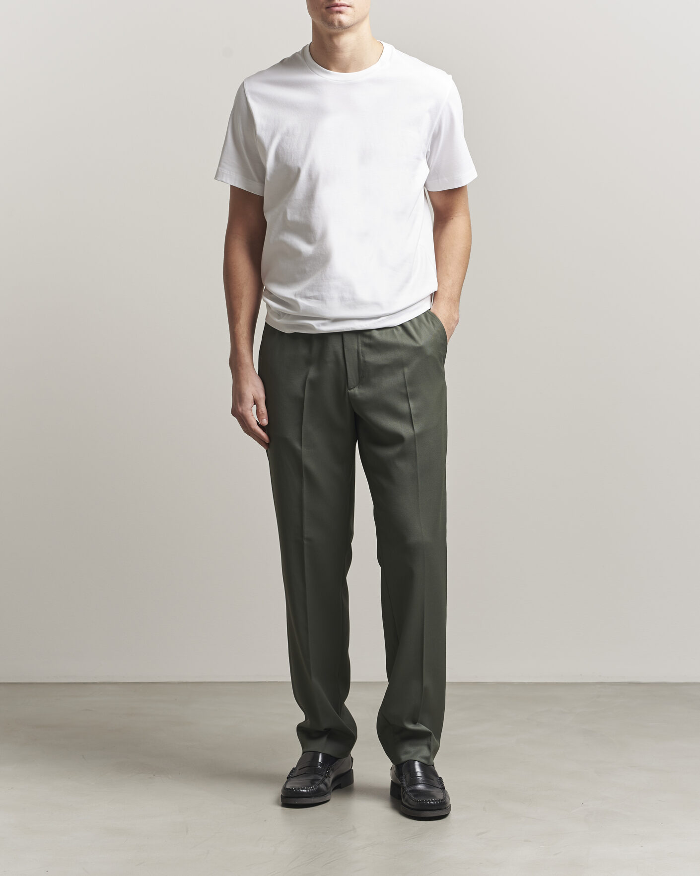 Herre | T-Shirts | Filippa K | Filip Crew Neck T-Shirt White