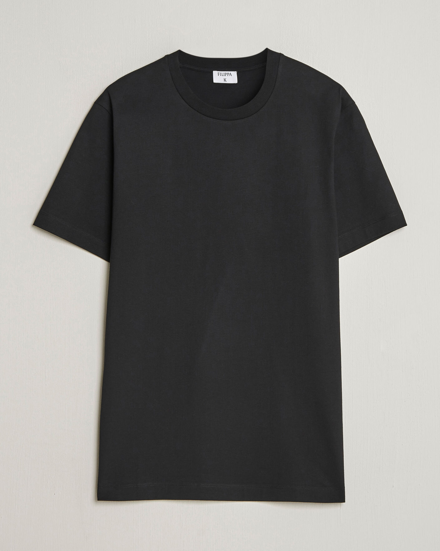 Herre | T-Shirts | Filippa K | Filip Crew Neck T-Shirt Black