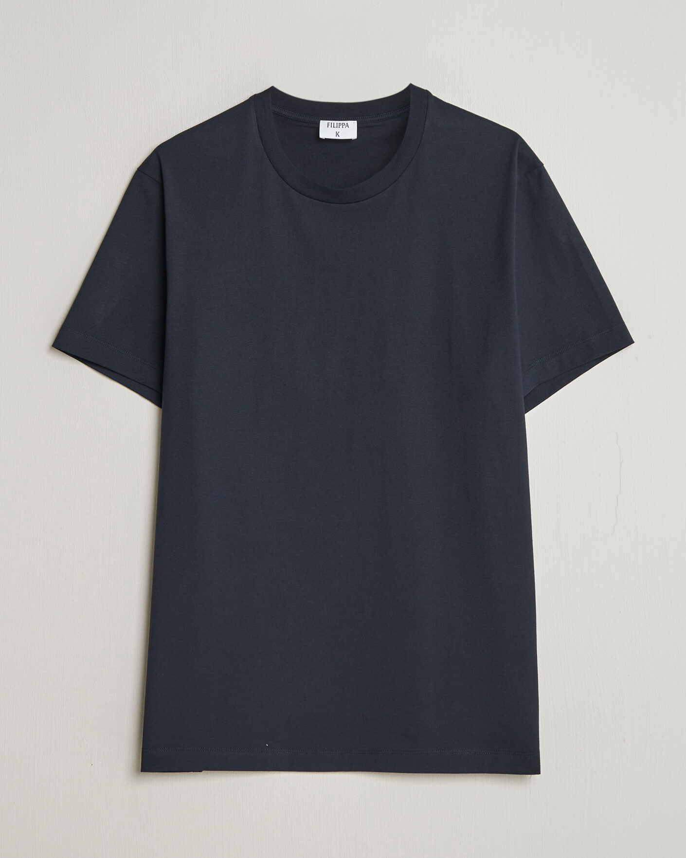Herre | T-Shirts | Filippa K | Filip Crew Neck T-Shirt Navy
