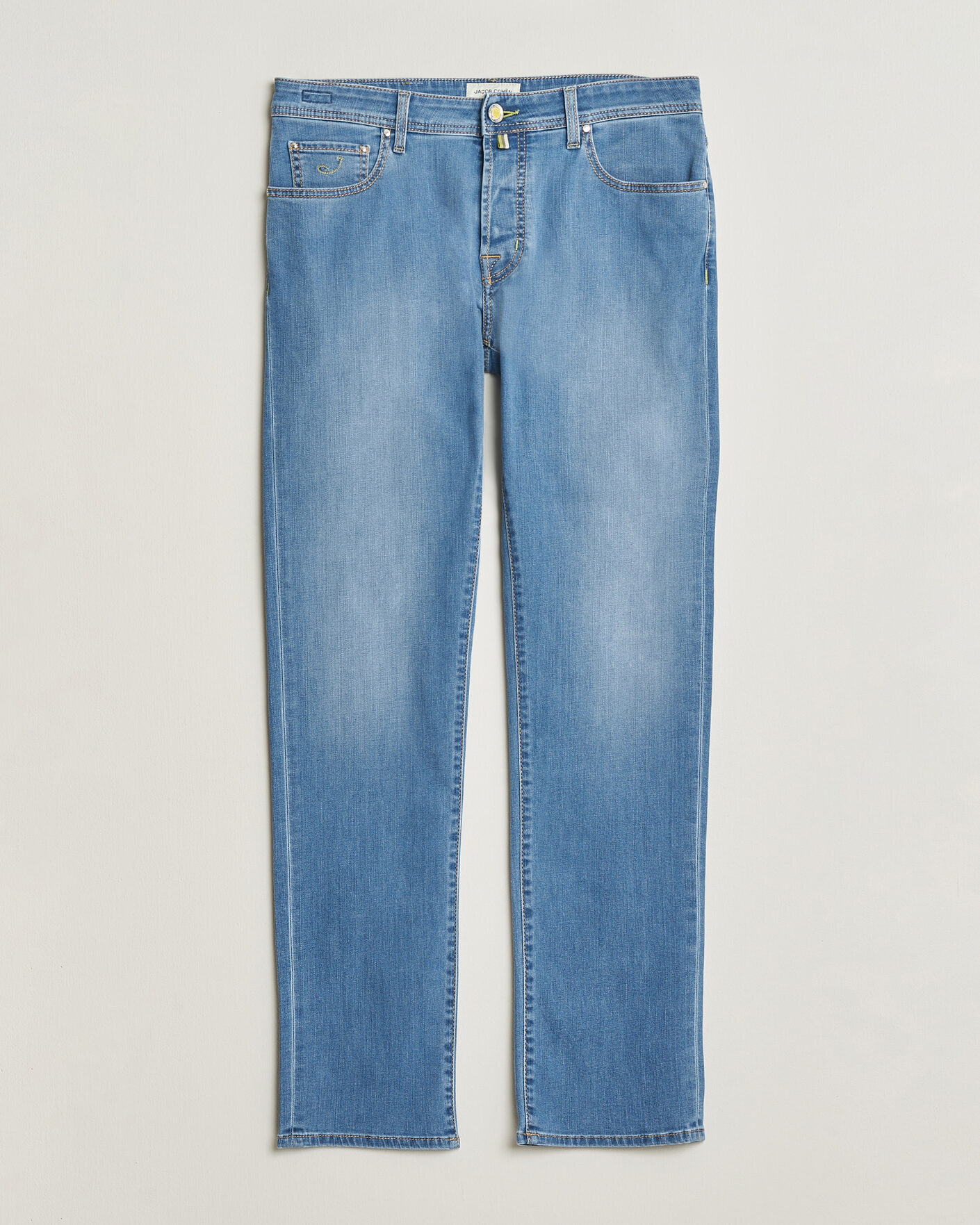 Herre | Bukser | Jacob Cohën | Bard Slim Fit Stretch Jeans Super Light Blue